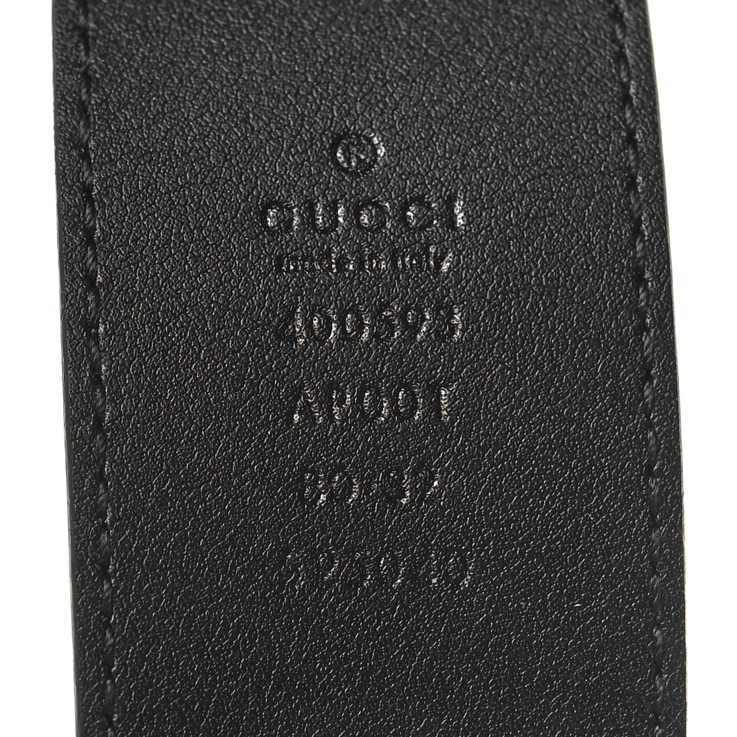 Calfskin Double G 40mm Belt 80 32 Black