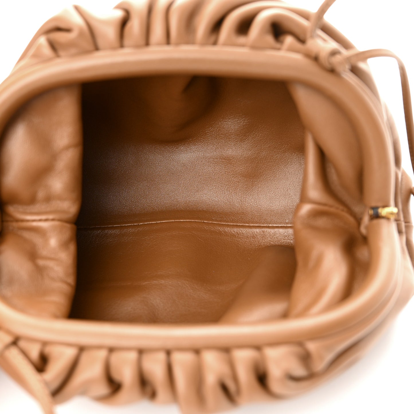 Butter Calfskin The Mini Pouch Teak
