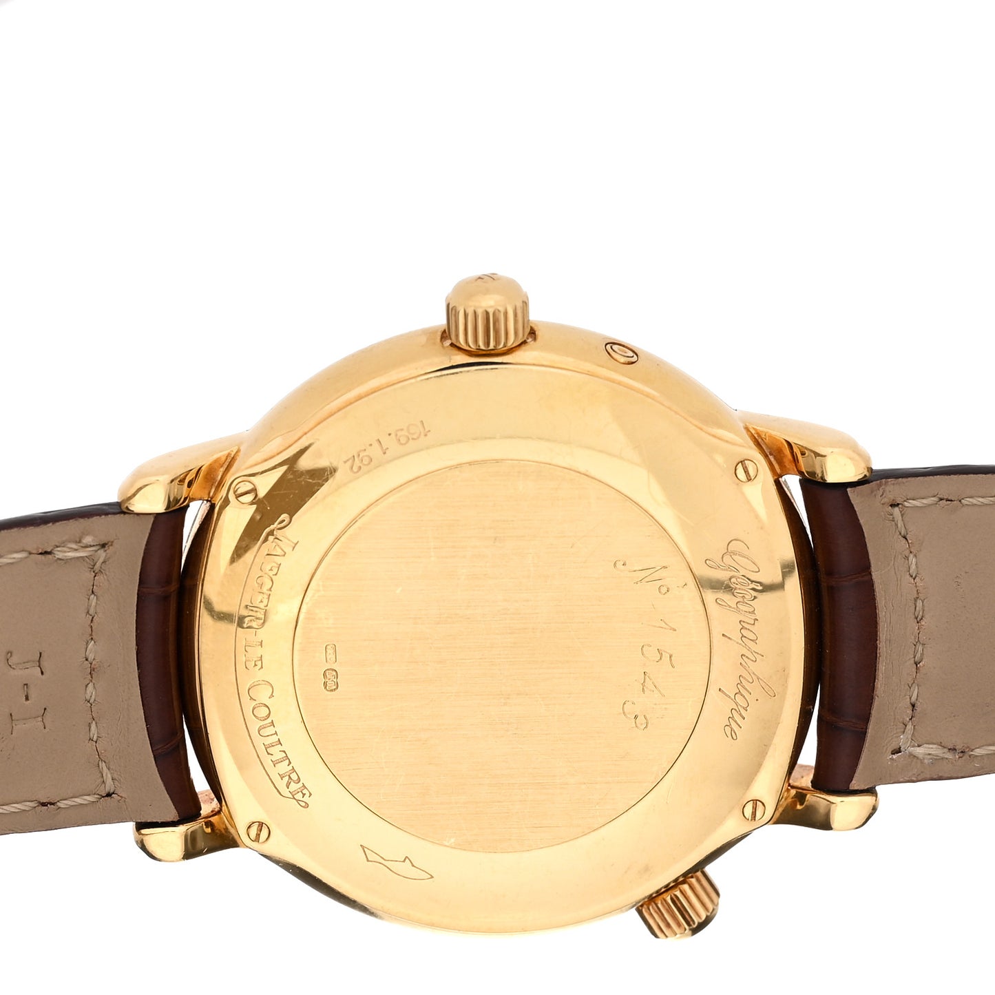 18K Yellow Gold Alligator 38mm Geographic Automatic Watch 169.1.92