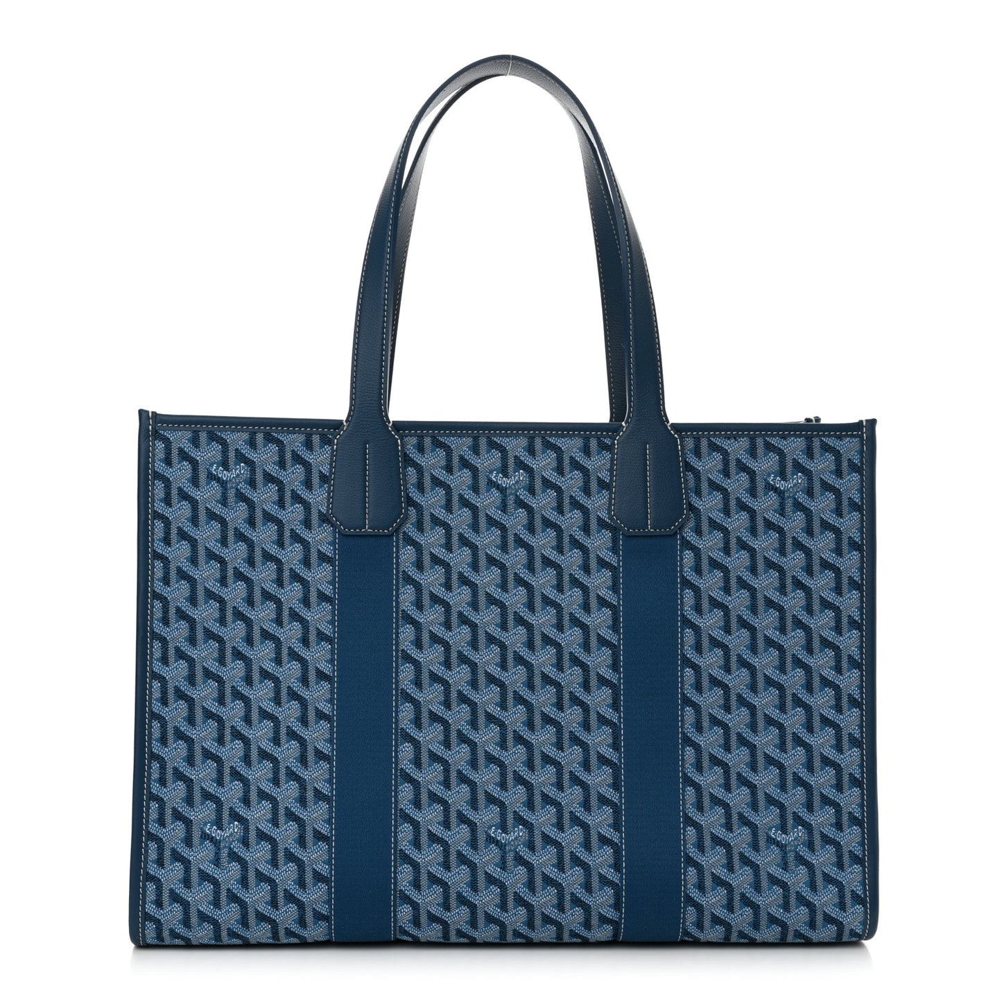 Goyardine Villette MM Tote Ocean Blue