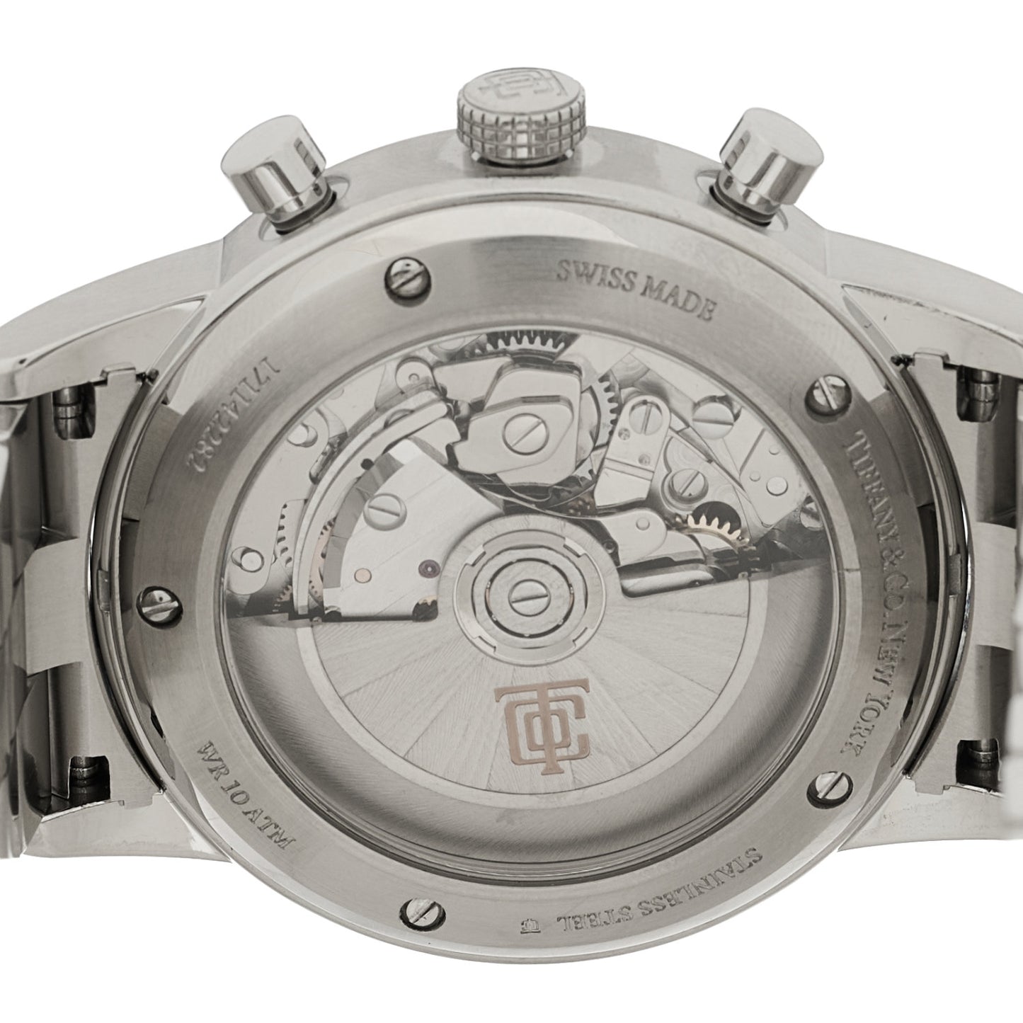 Stainless Steel 42mm CT60 Chronograph Automatic Watch Blue