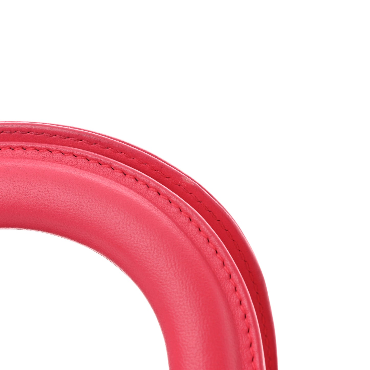 Lambskin Cannage Mini Lady Dior Hot Pink