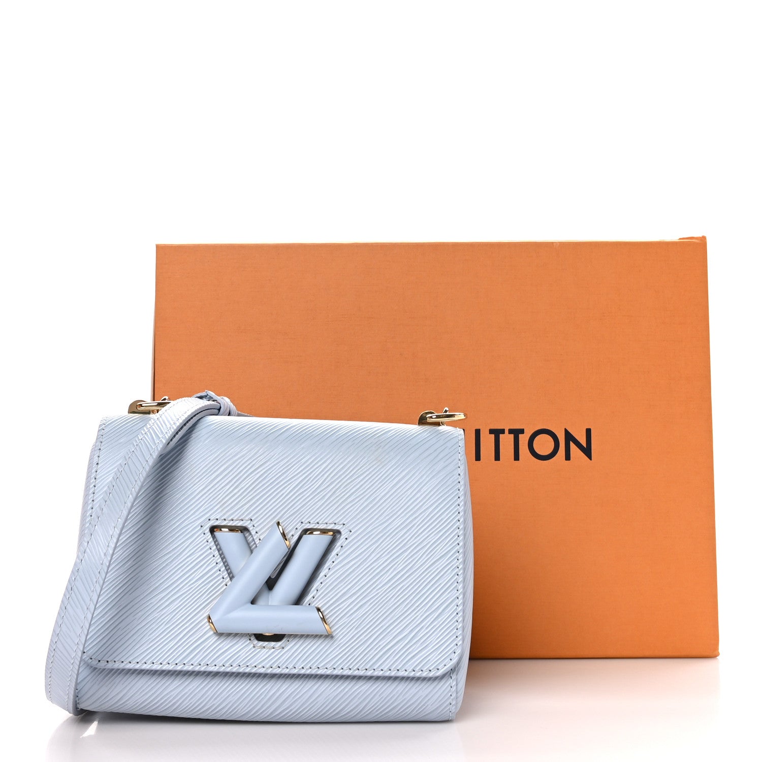Louis Vuitton Epi Twist Shoulder Bag PM Bleu Celeste 10 of 10