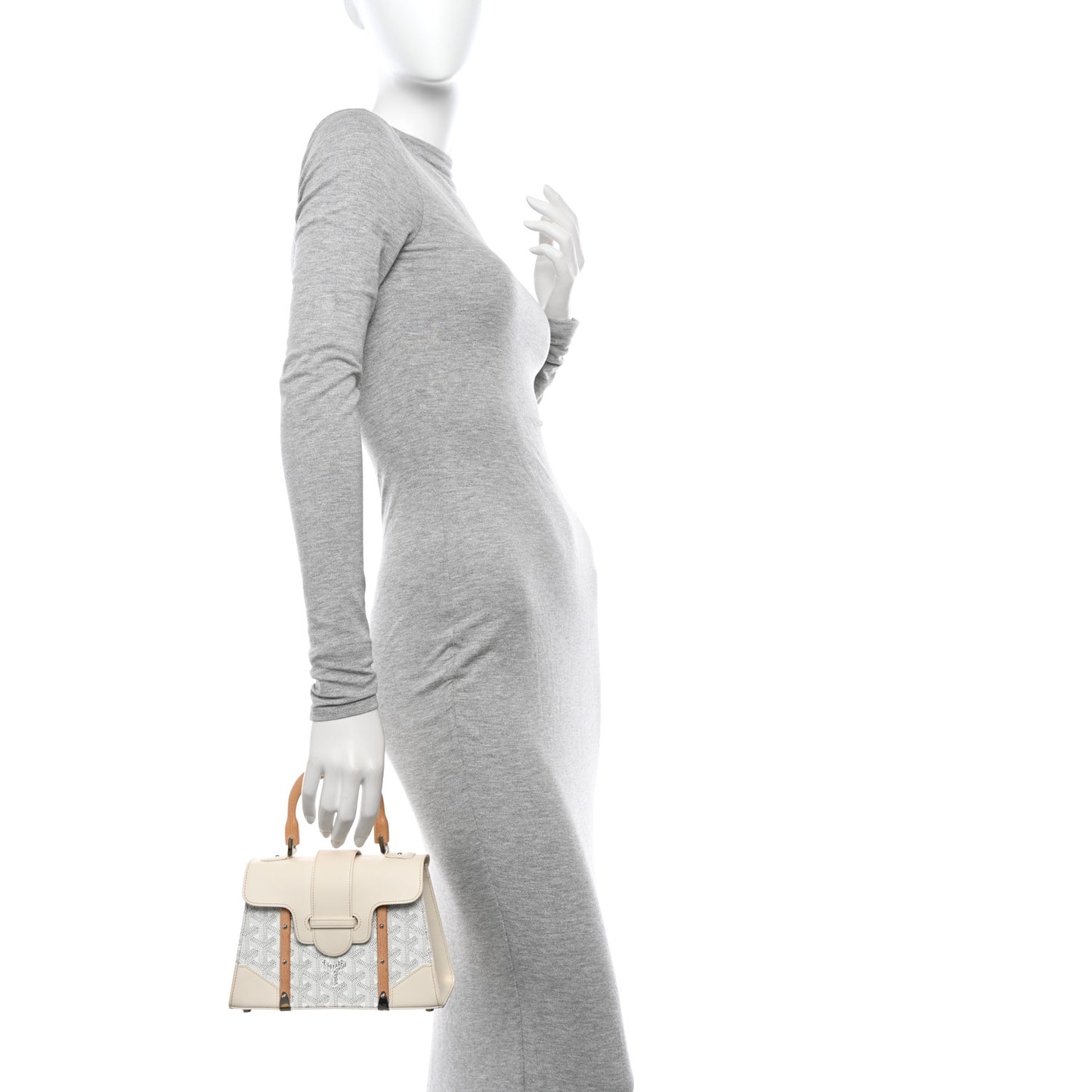 Goyardine Structure Mini Saigon White