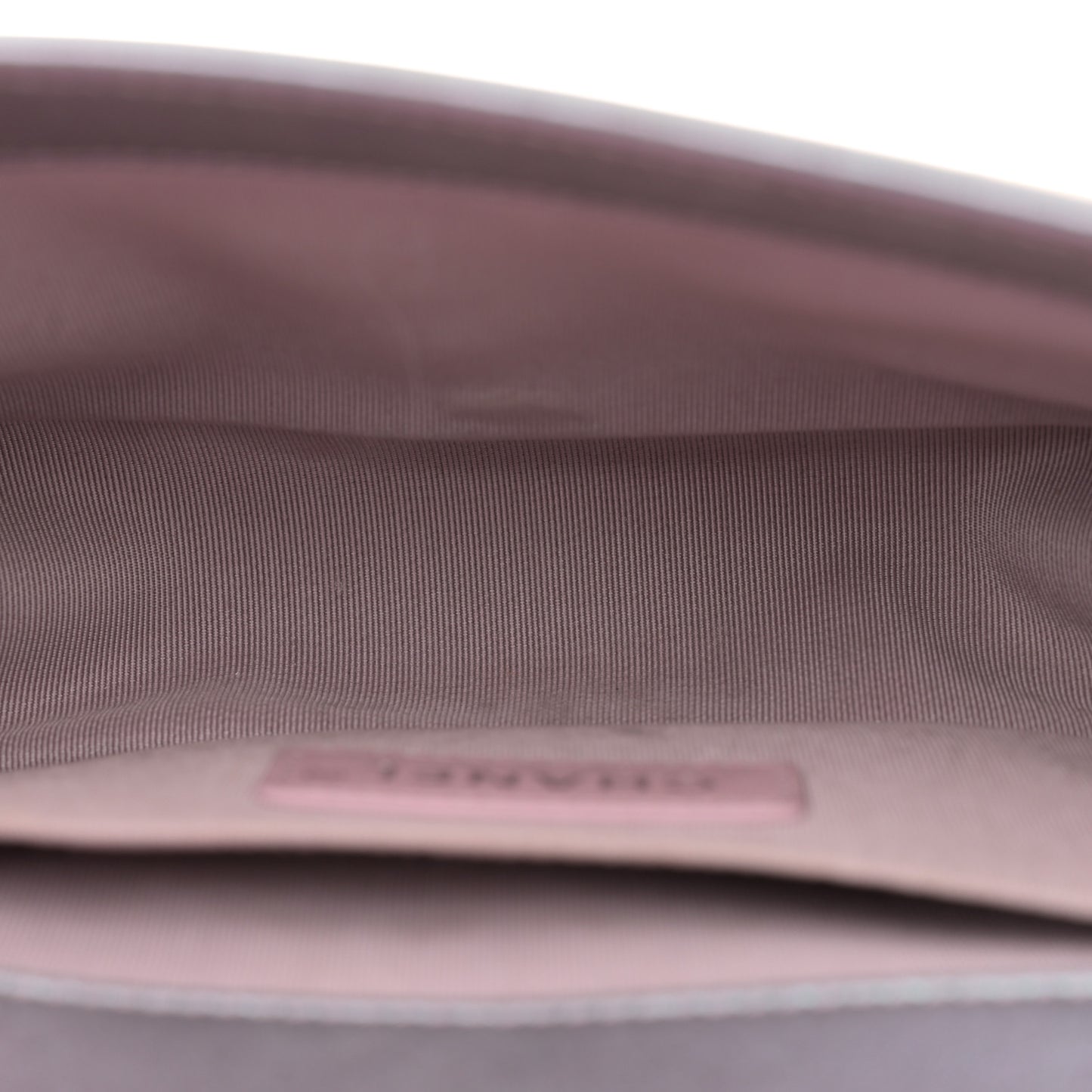 Iridescent Patent Calfskin PVC Quilted Small Boy Flap Light Purple