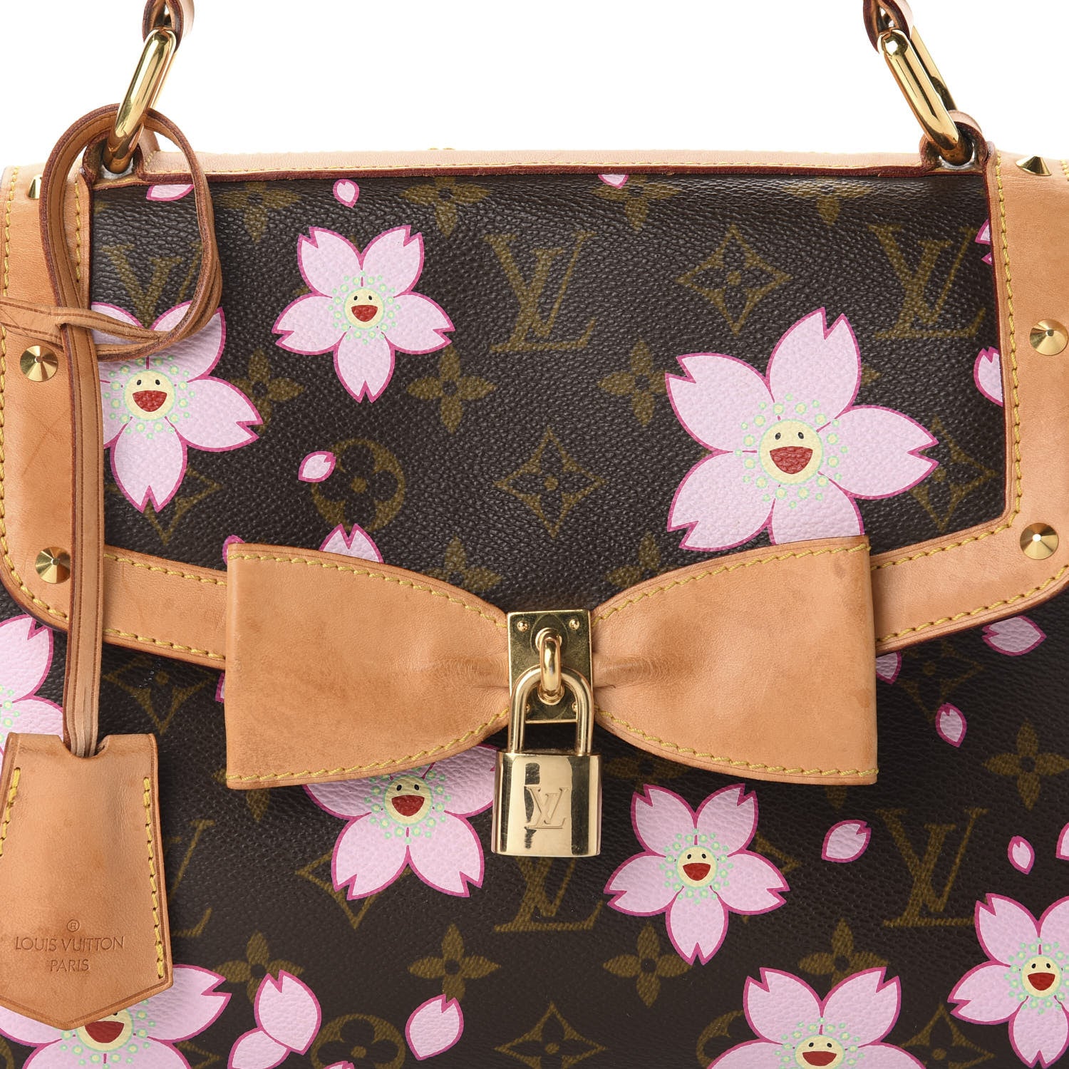Louis Vuitton Monogram Cherry Blossom Sac Retro Bag Brown 12 of 12