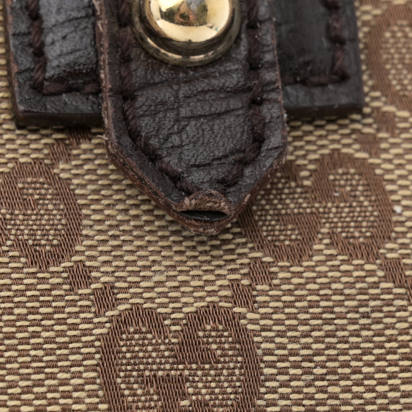 Monogram Medium Hasler Tote Dark Brown