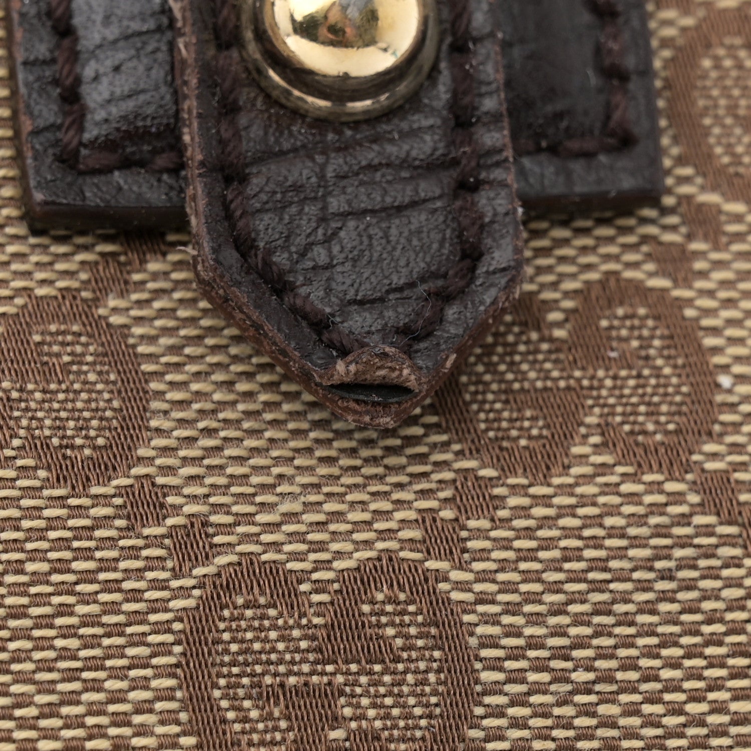 Gucci Monogram Medium Hasler Tote Dark Brown 18 of 18