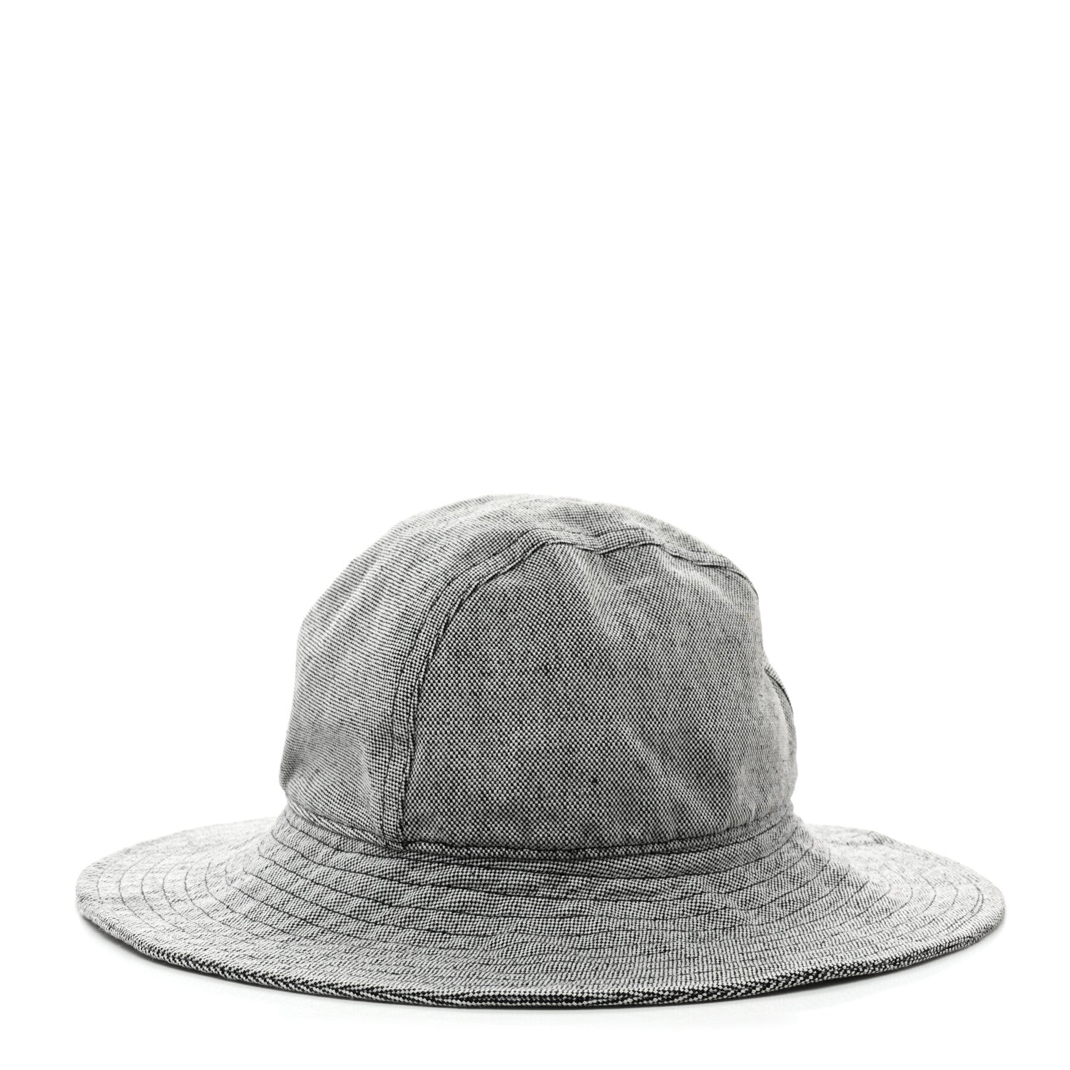 Hermes Linen Cotton Colette Bucket Hat 58 Black 3 of 9
