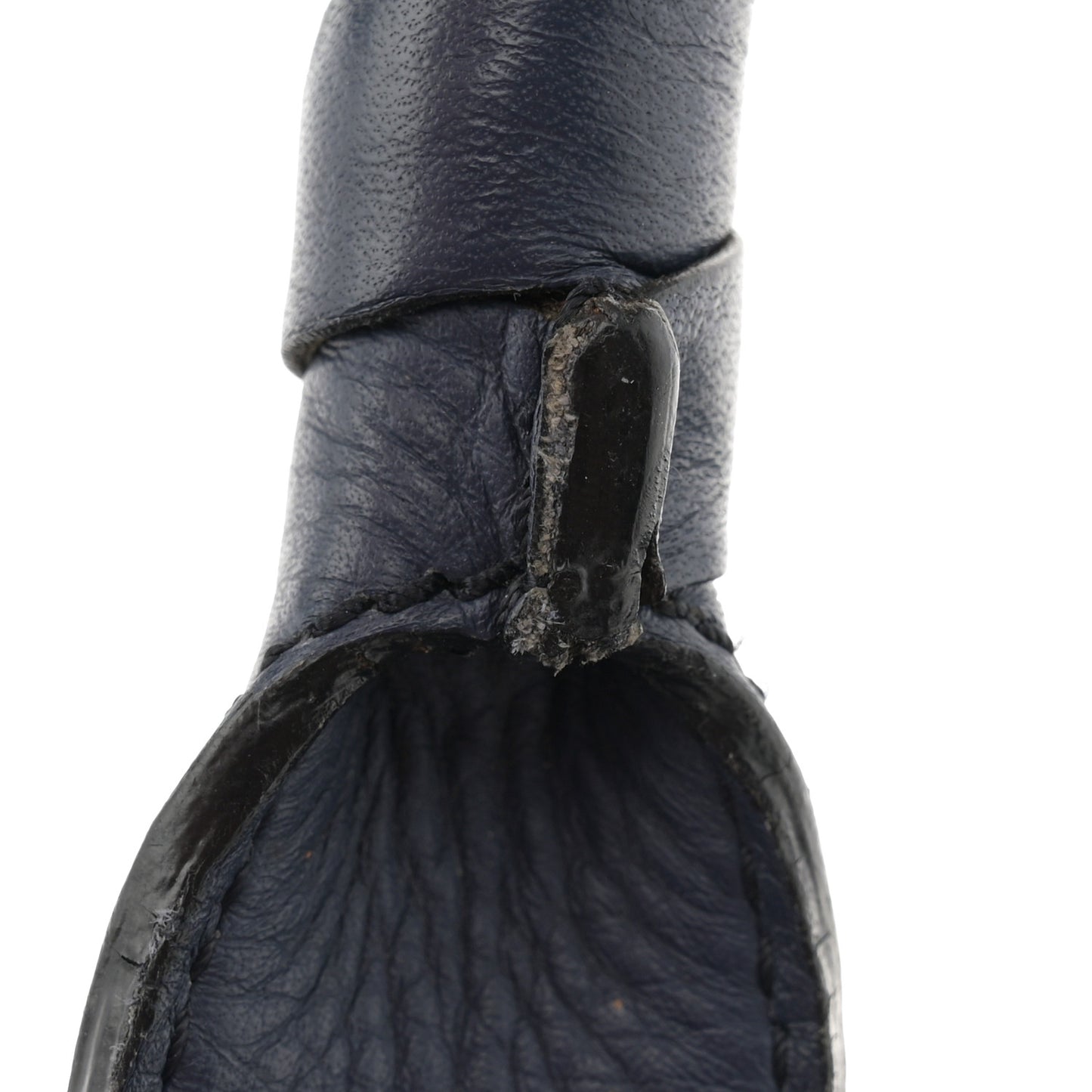 Calfskin Medium Marcie Satchel Royal Navy