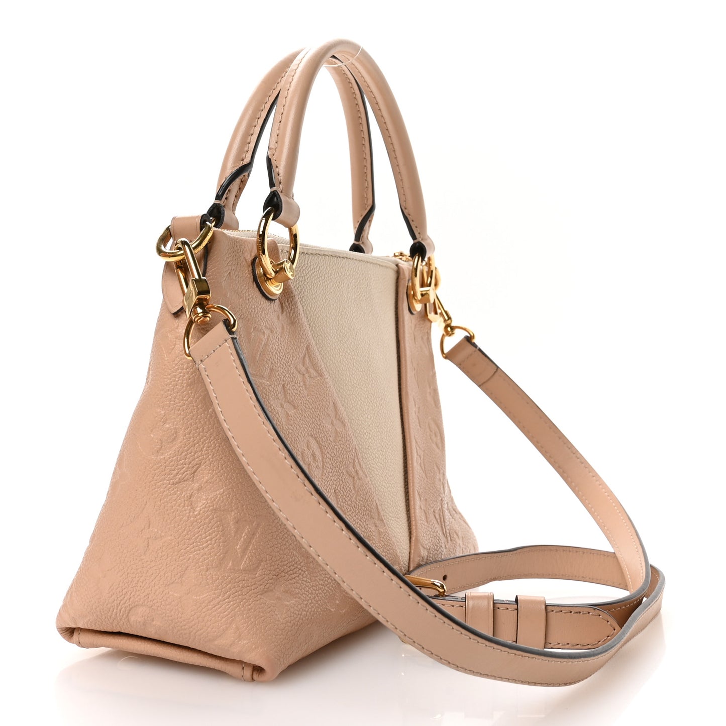 Empreinte V Tote BB Beige Rose Creme