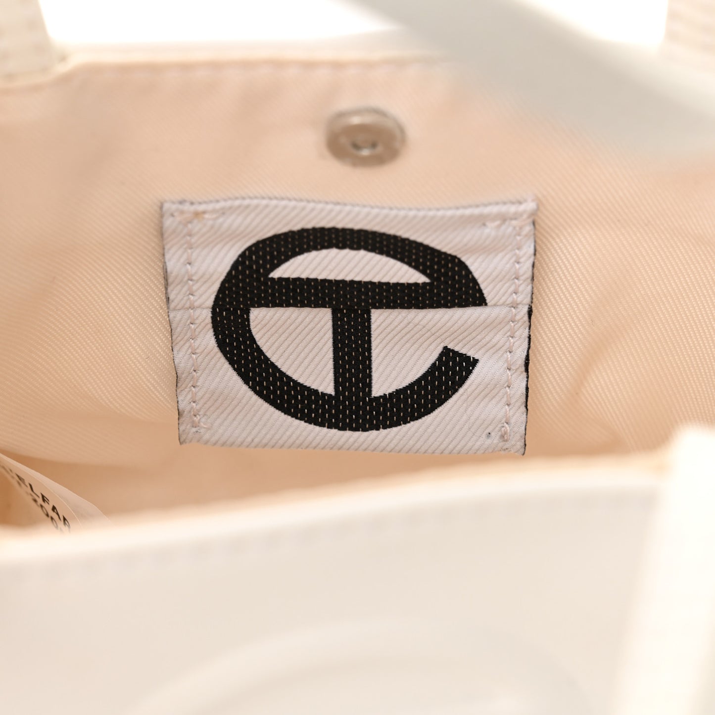 Vegan Leather Small Shopping Bag White