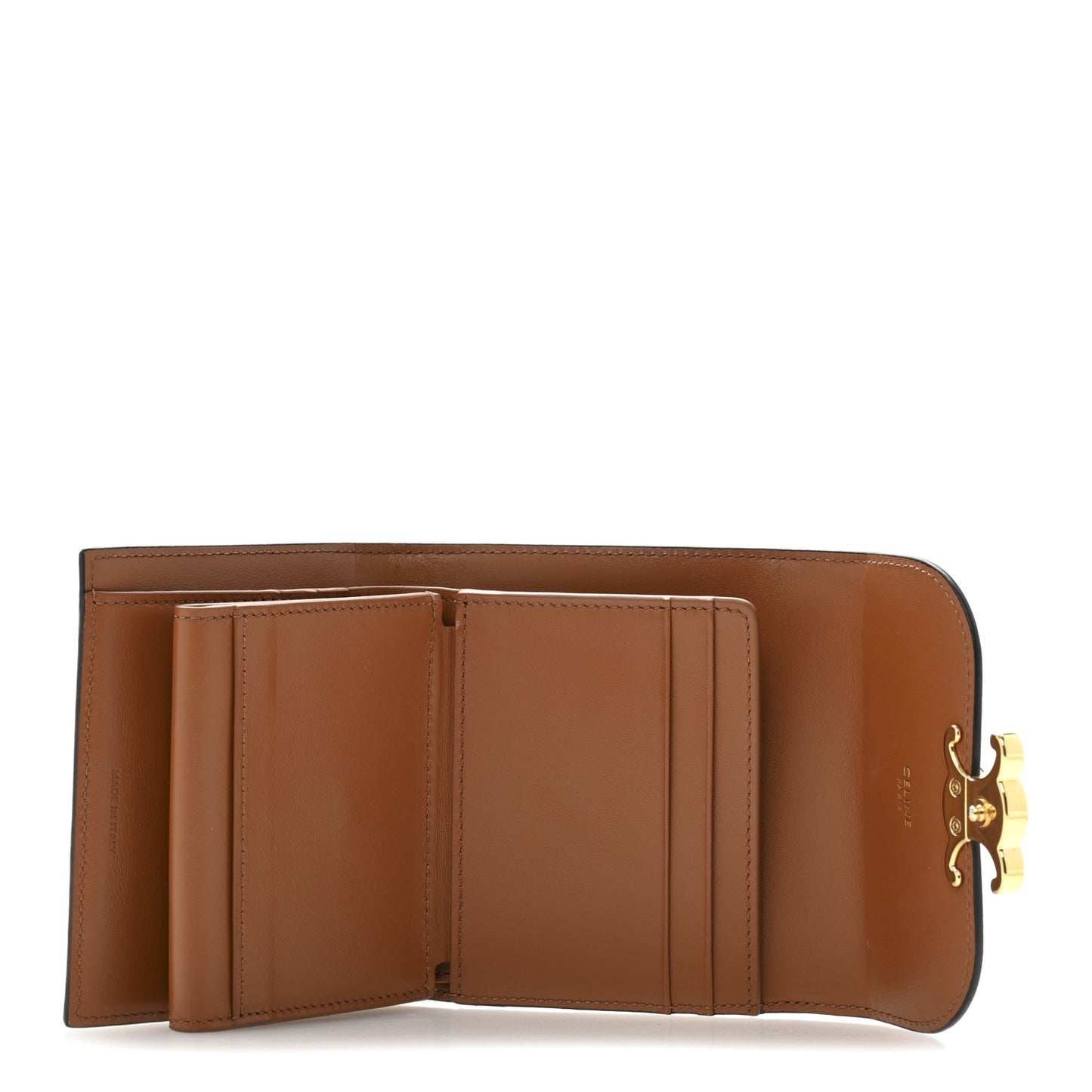 Triomphe Canvas Small Triomphe Wallet Tan