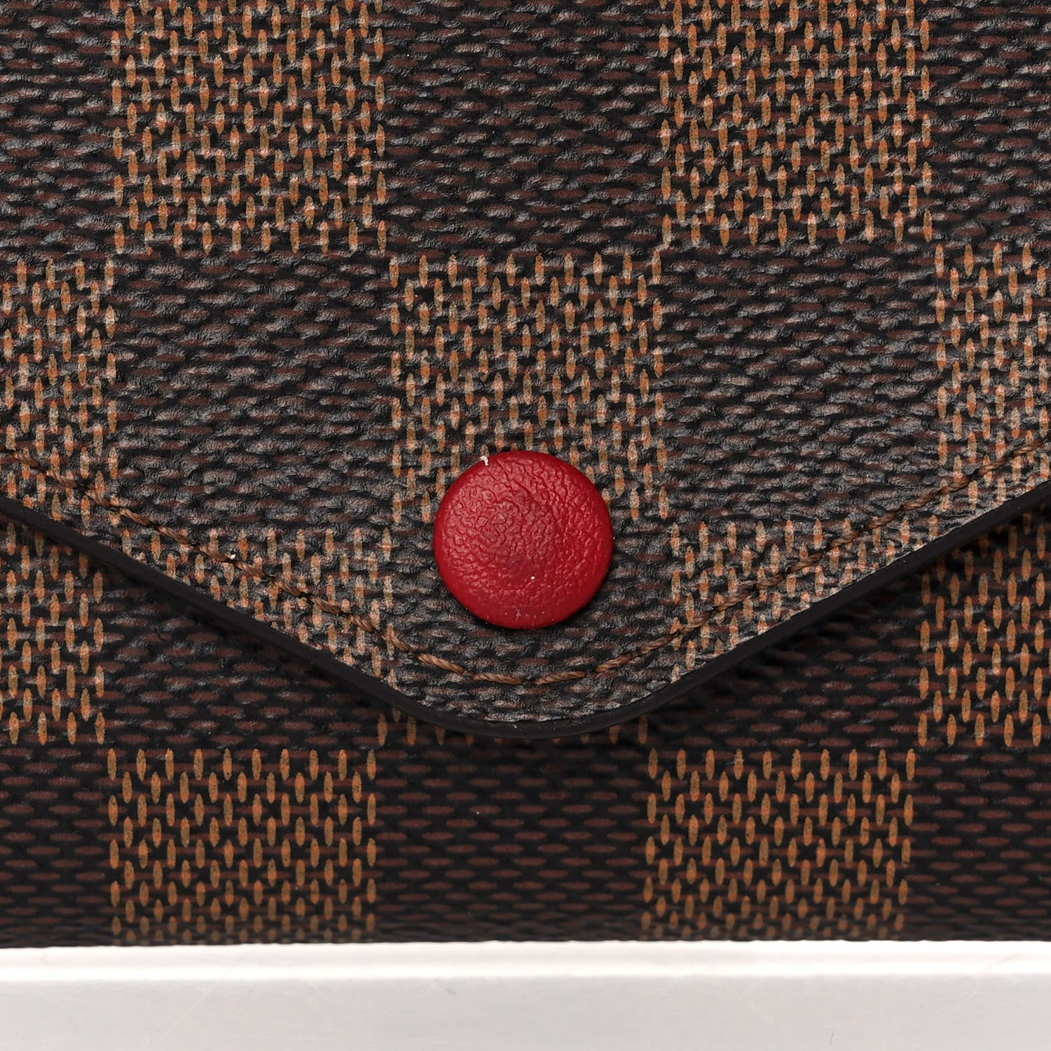 Louis Vuitton Damier Ebene Josephine Wallet Red 11 of 15