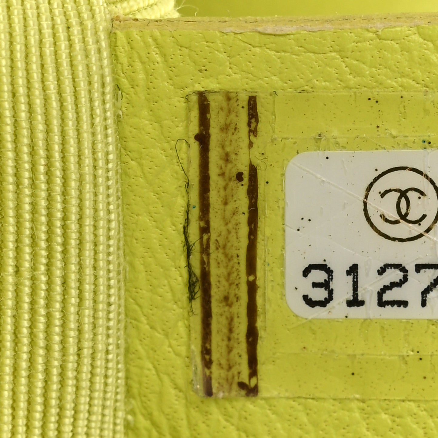 Shiny Lambskin Quilted Medium Chanel 19 Flap Neon Yellow