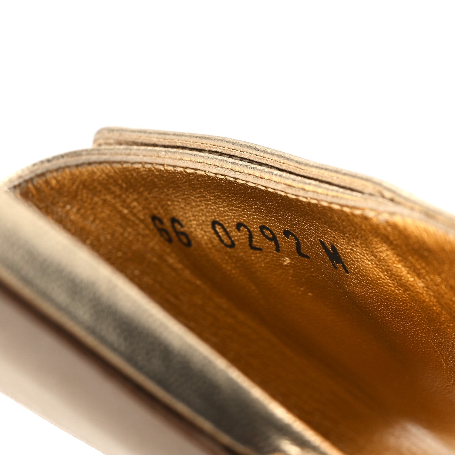 Louis Vuitton Metallic Calfskin Shake Flat Sandal 40 Gold 9 of 10