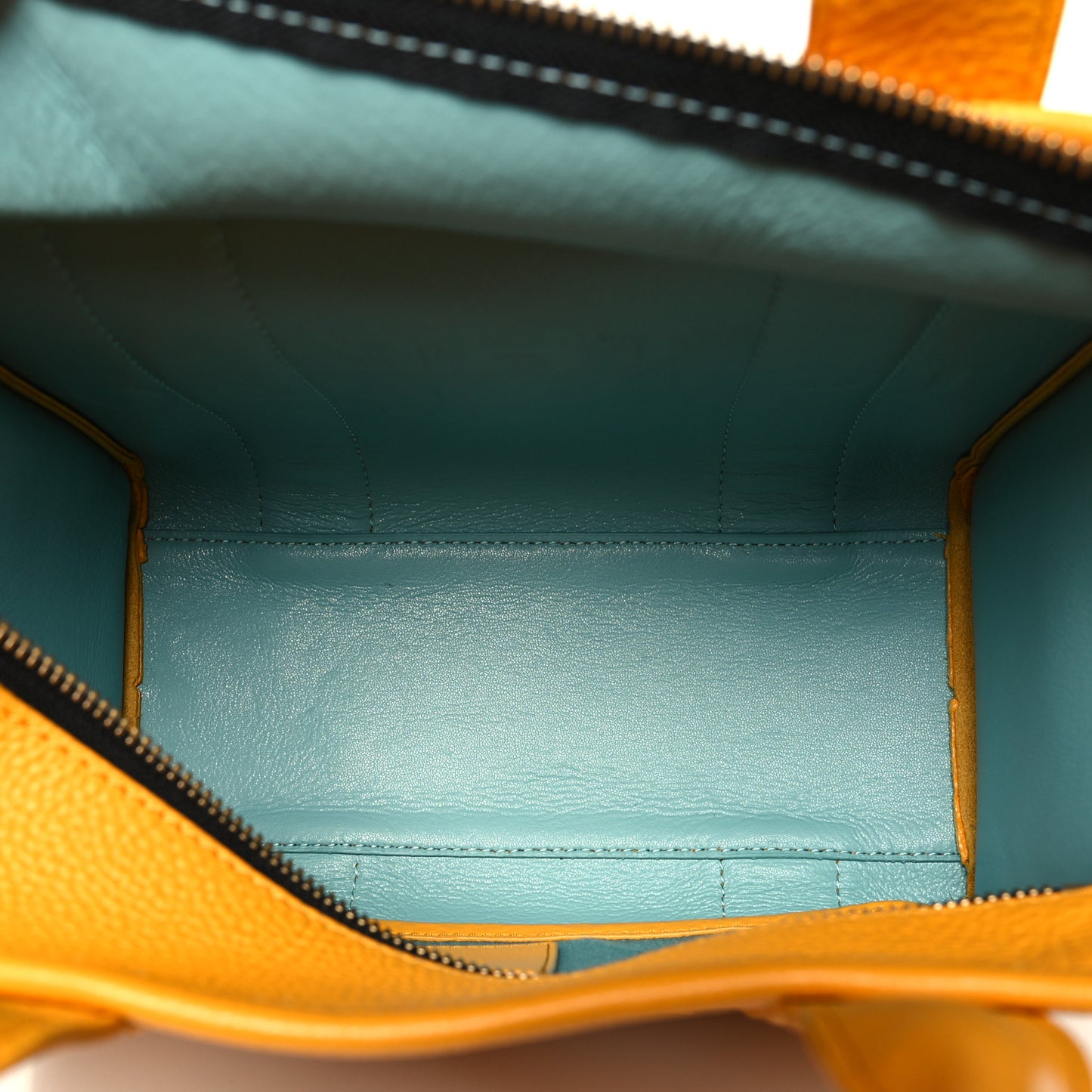 Grained Calfskin Small The Tote Bag Artisan Gold