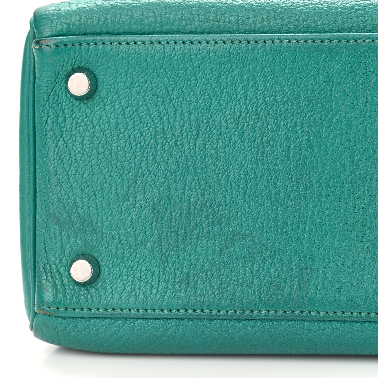 Hermes Chevre De Coromandel Kelly Retourne 28 Bleu Paon 15 of 15