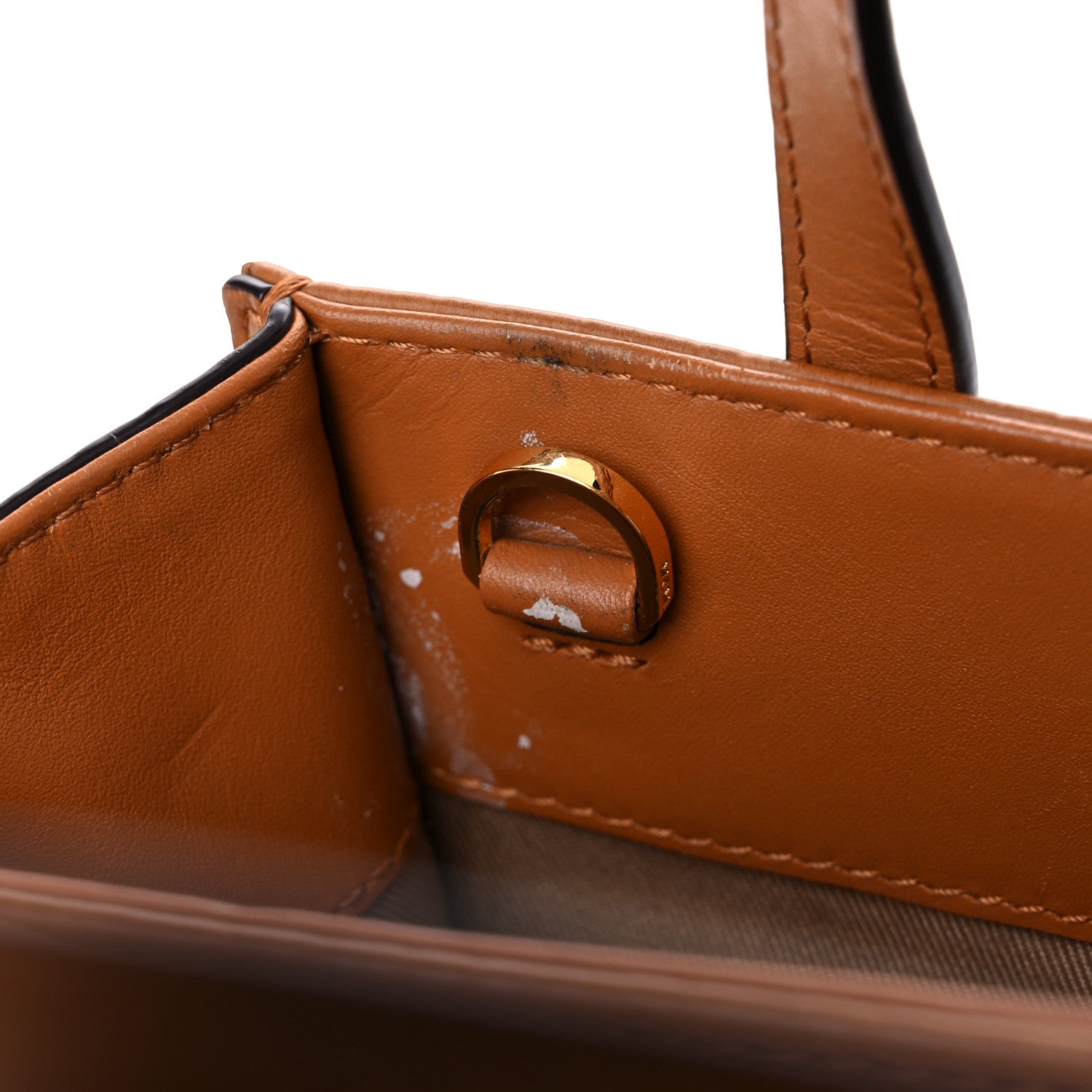 MCM Visetos Aren X-Mini Tote Cognac 10 of 13
