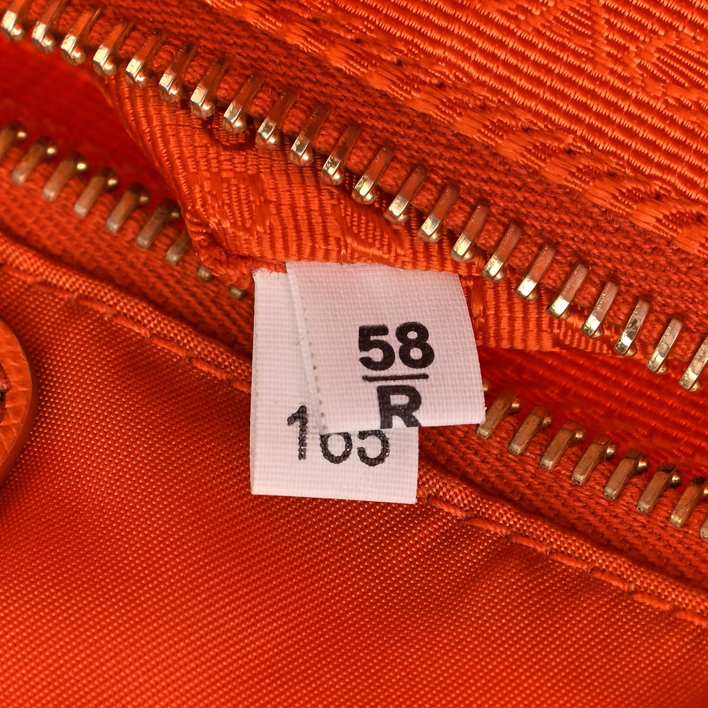 Tessuto Nylon Saffiano Tote Papaya