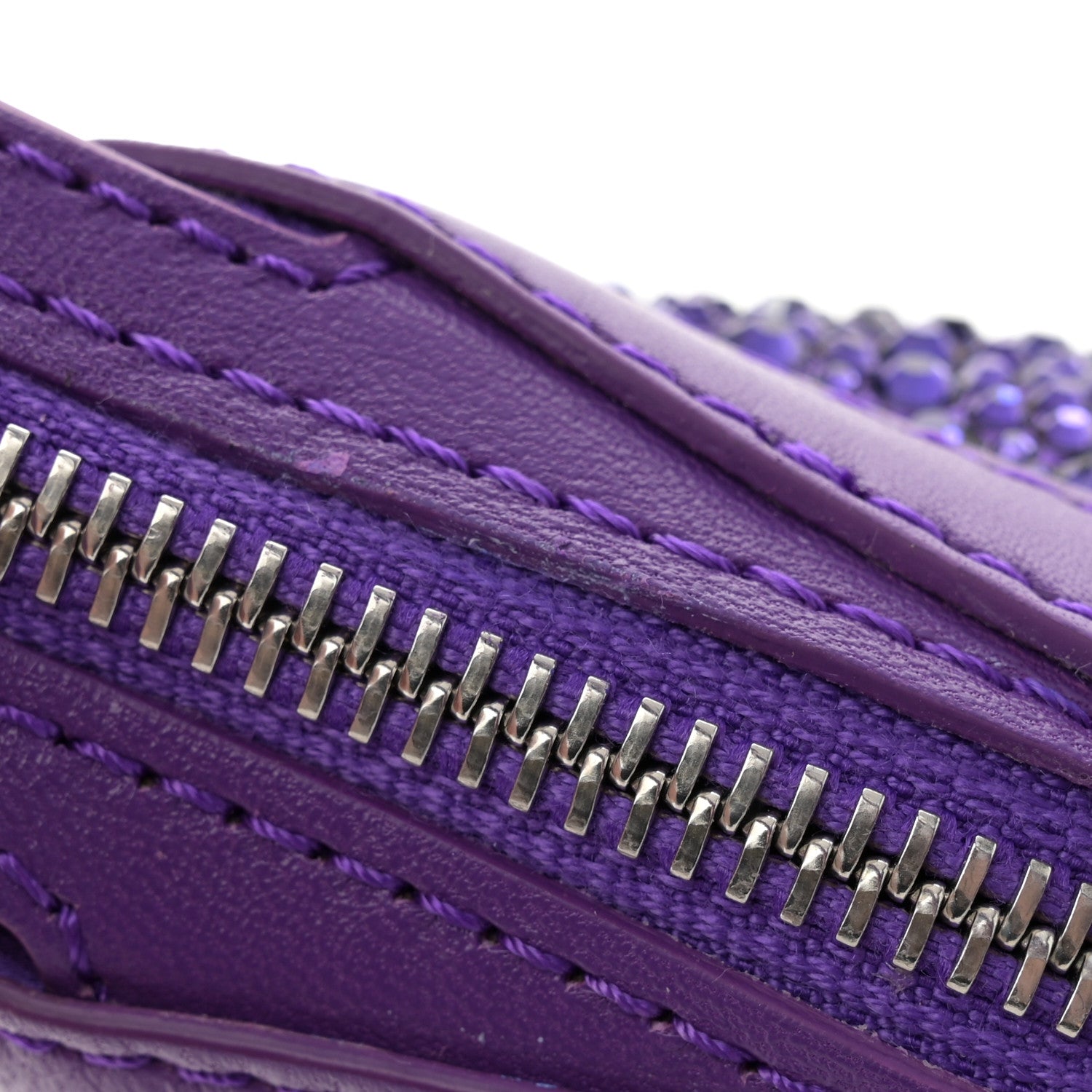 Versace Crystal Repeat Mini Hobo Purple 13 of 13