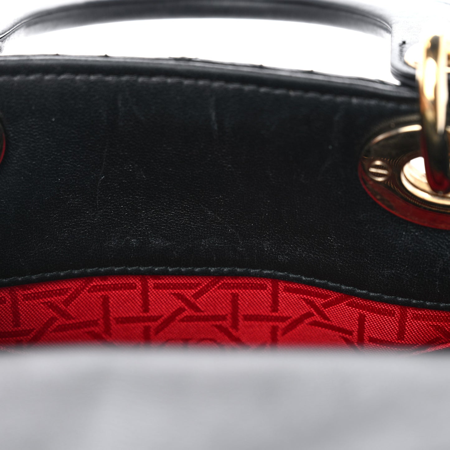 Lambskin Cannage Small My ABCDior Lady Dior Black