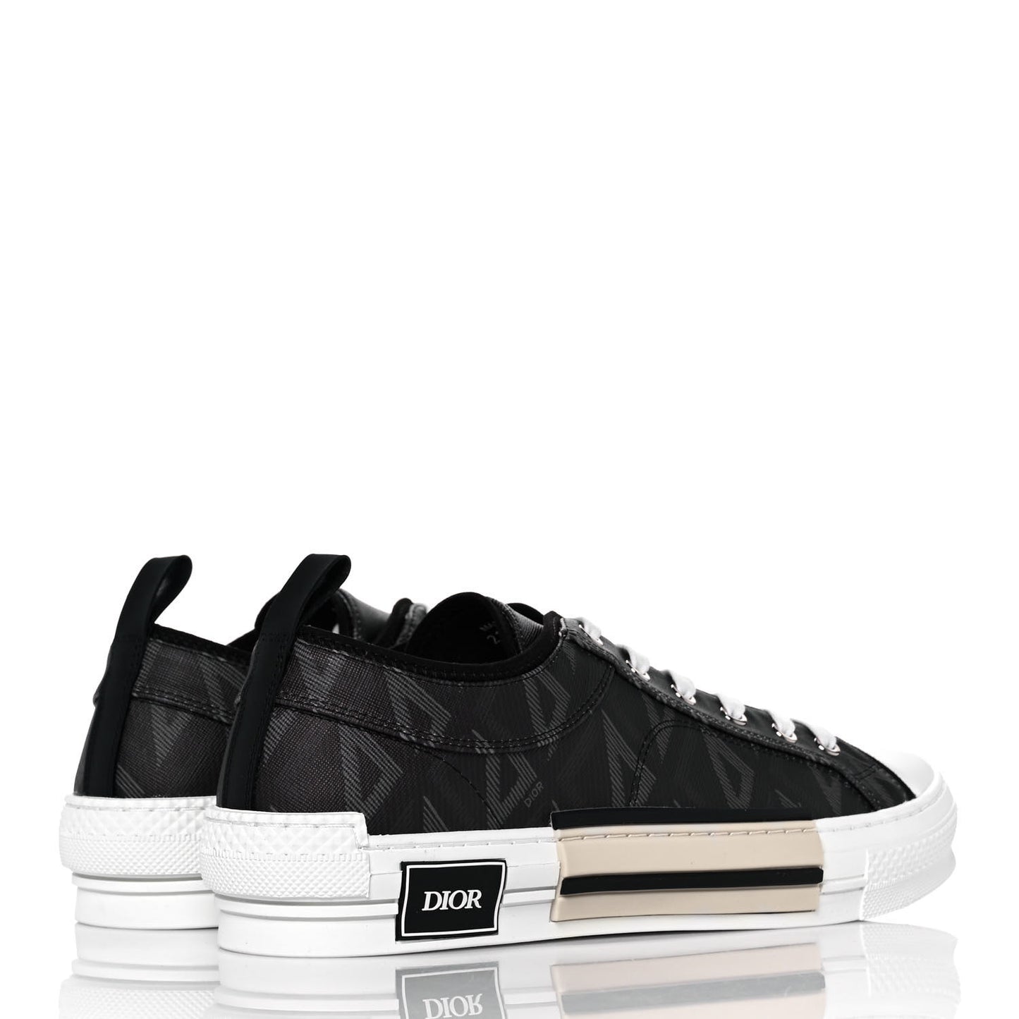 Canvas CD Diamond Mens B23 Low Top Sneakers 45 Black