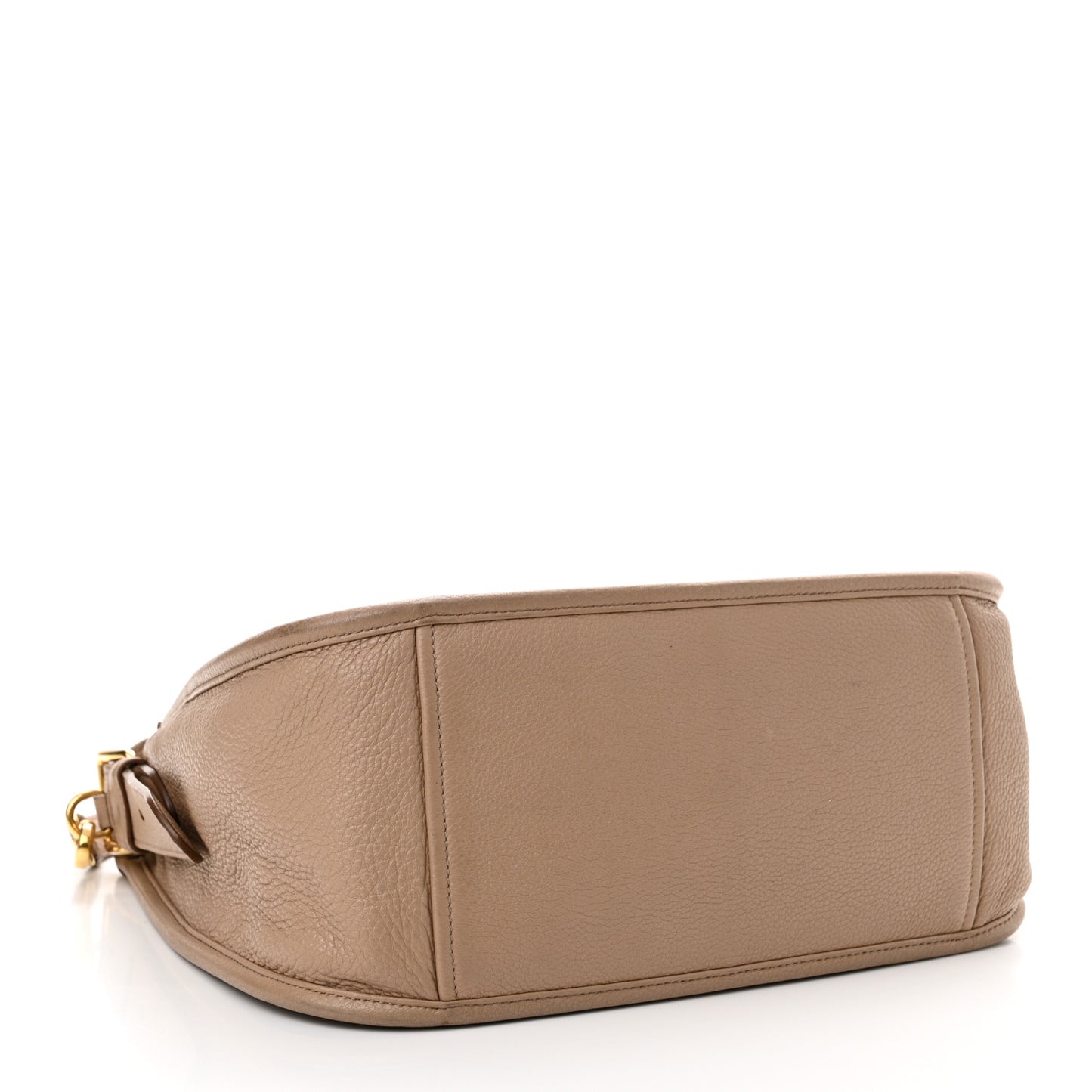 Vitello Daino Soft Hobo Messenger Bag Cammeo