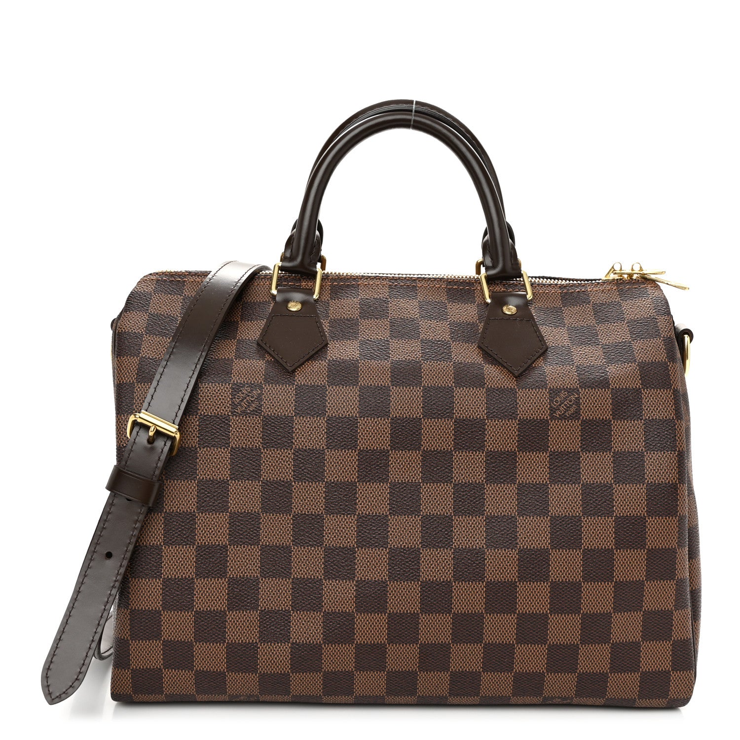 Louis Vuitton Damier Ebene Speedy Bandouliere 30 1 of 10