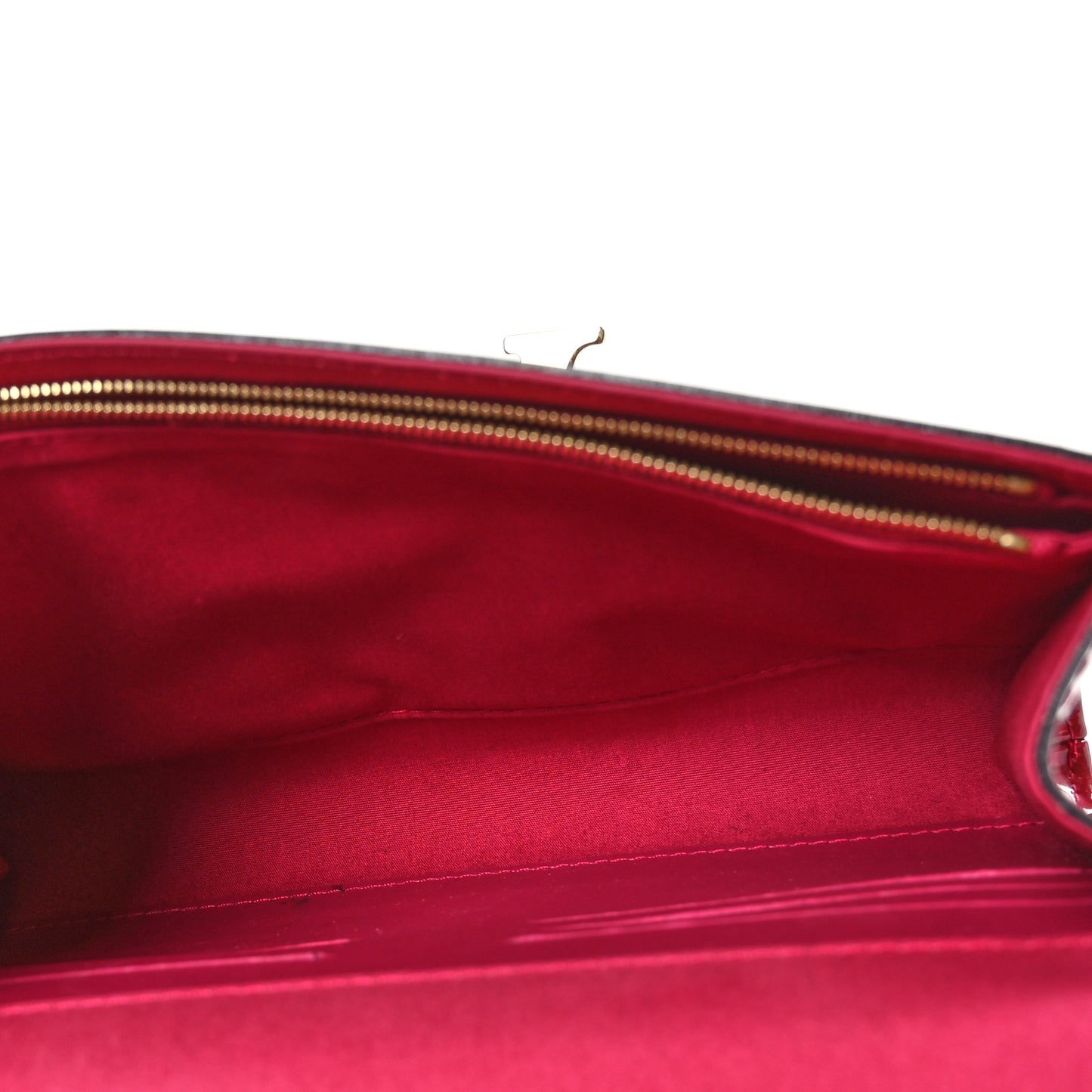 Patent Louise Clutch Rose Indien