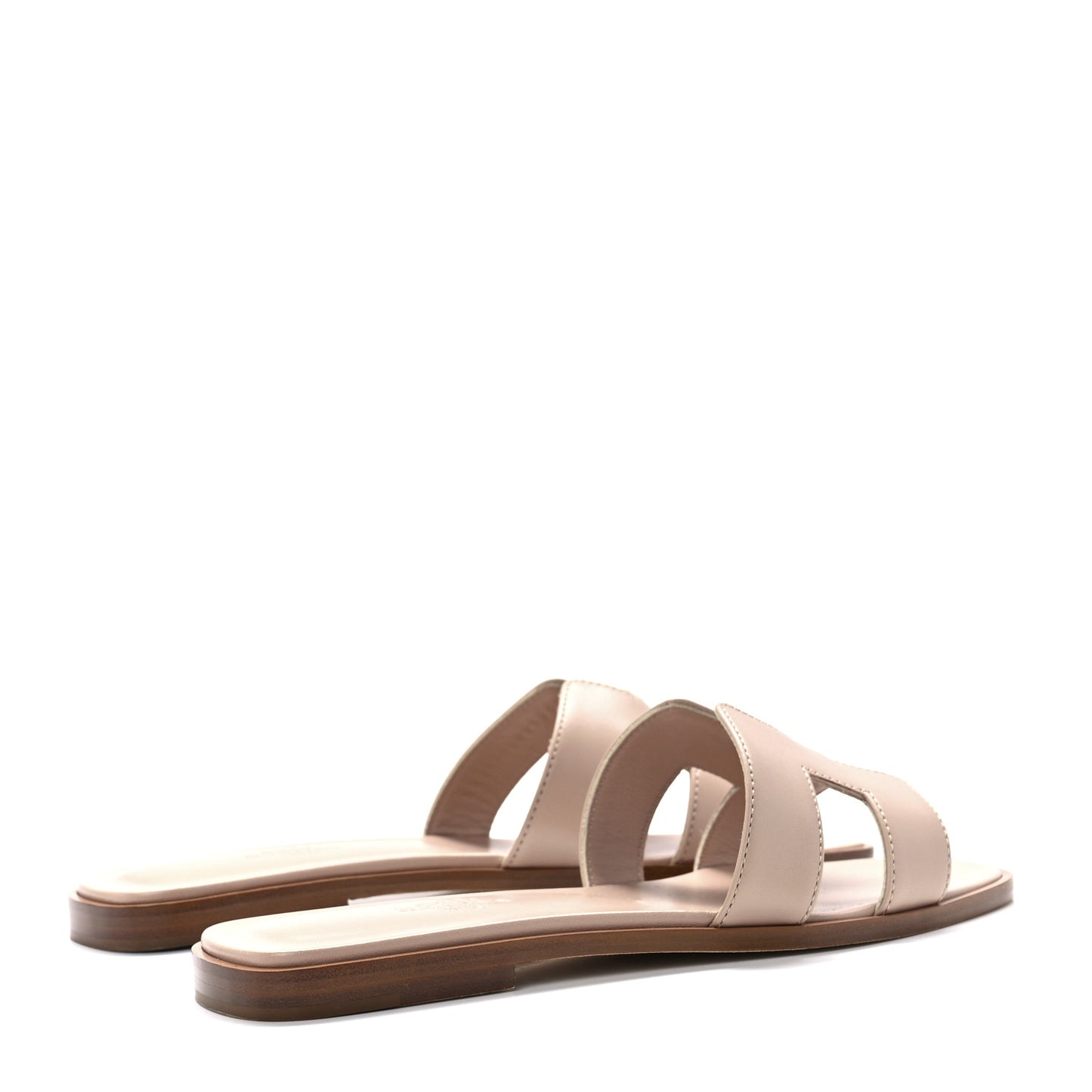 Box Calfskin Oran Sandals 37 Bois De Santal