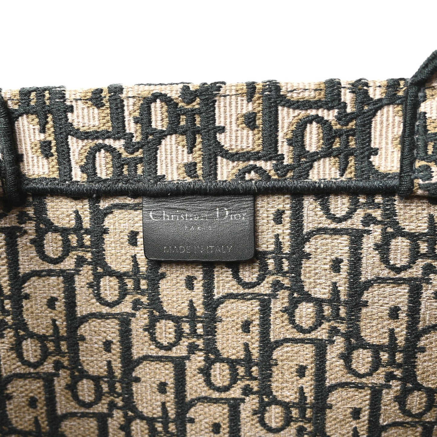 Oblique Large Book Tote Vert Multicolor
