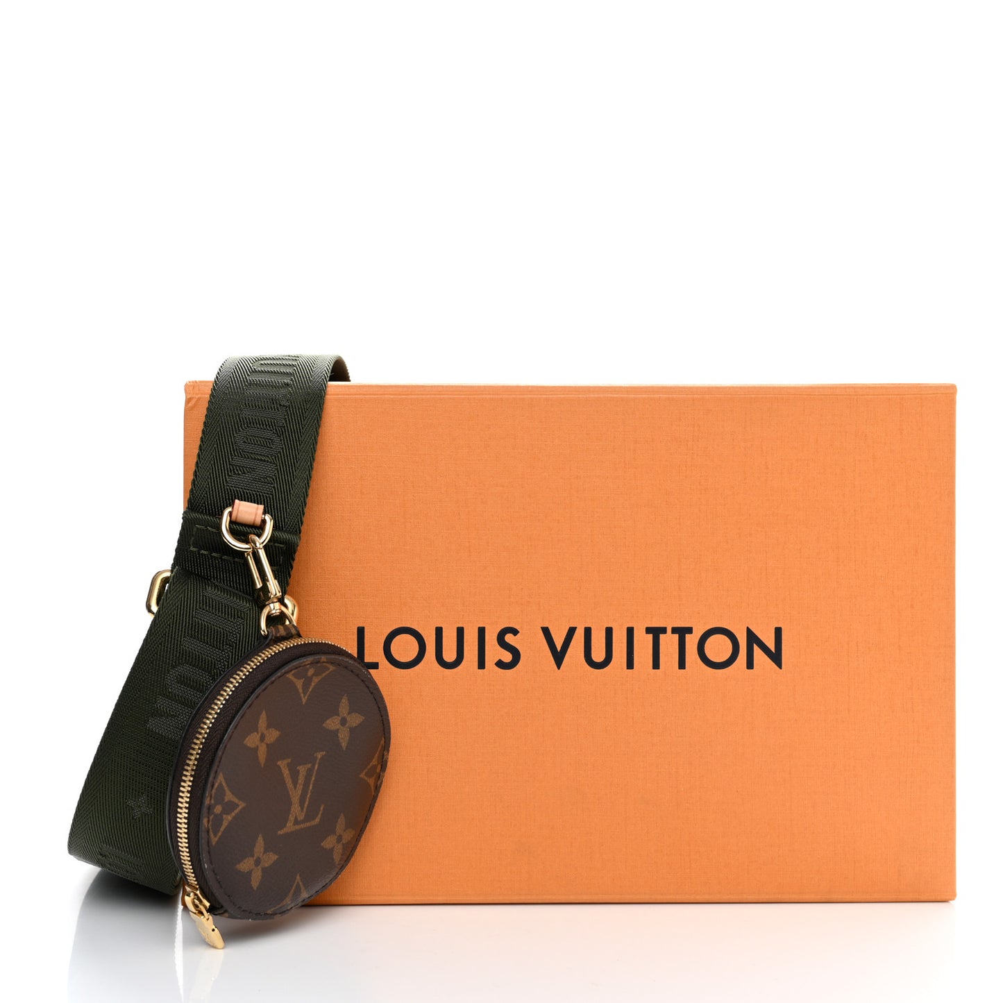 Monogram Multi Pochette Accessories Bandouliere Shoulder Strap Kaki