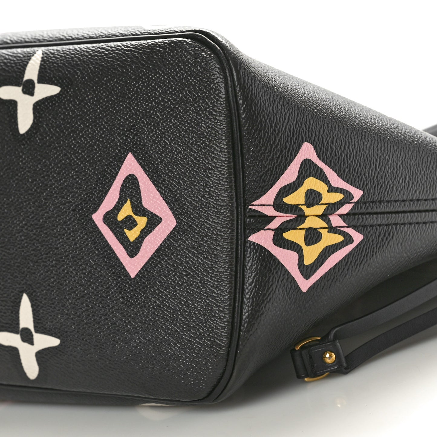 Monogram Giant Wild at Heart Neverfull MM Black
