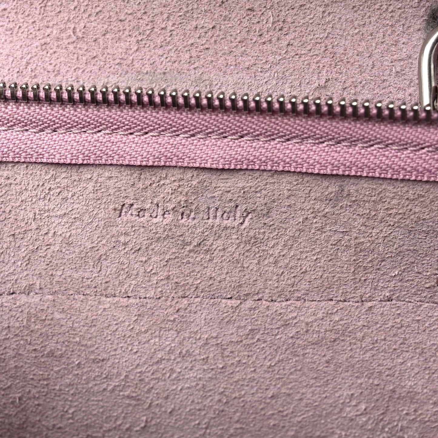 Grained Calfskin Nano Belt Bag Rose Quartz