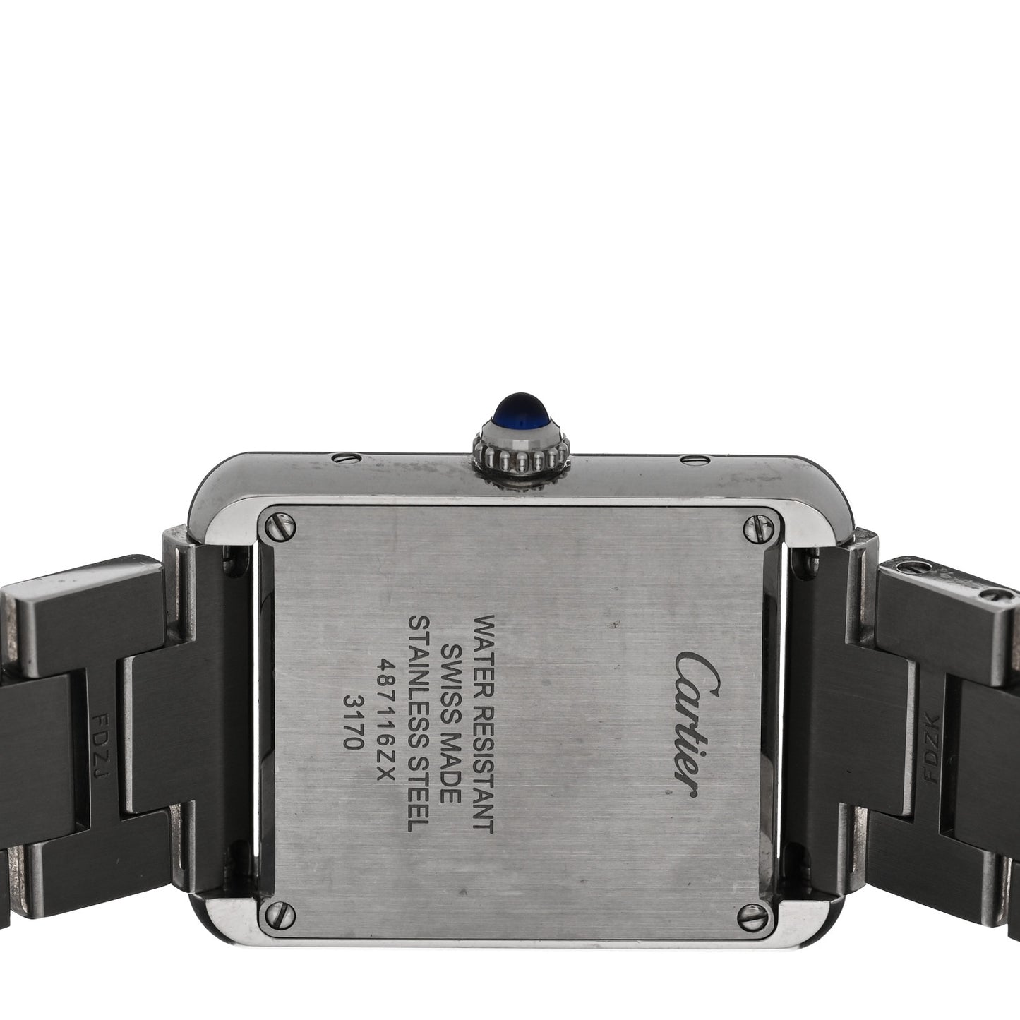 Stainless Steel 24mm Tank Solo Quartz Watch