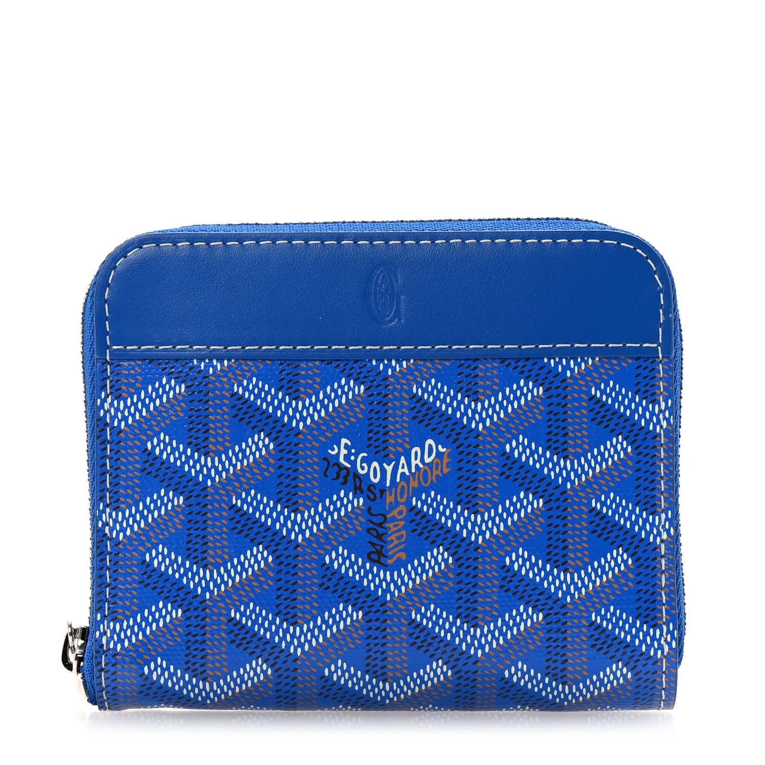 Goyard Goyardine Matignon PM Wallet Blue 1759648 – FASHIONPHILE