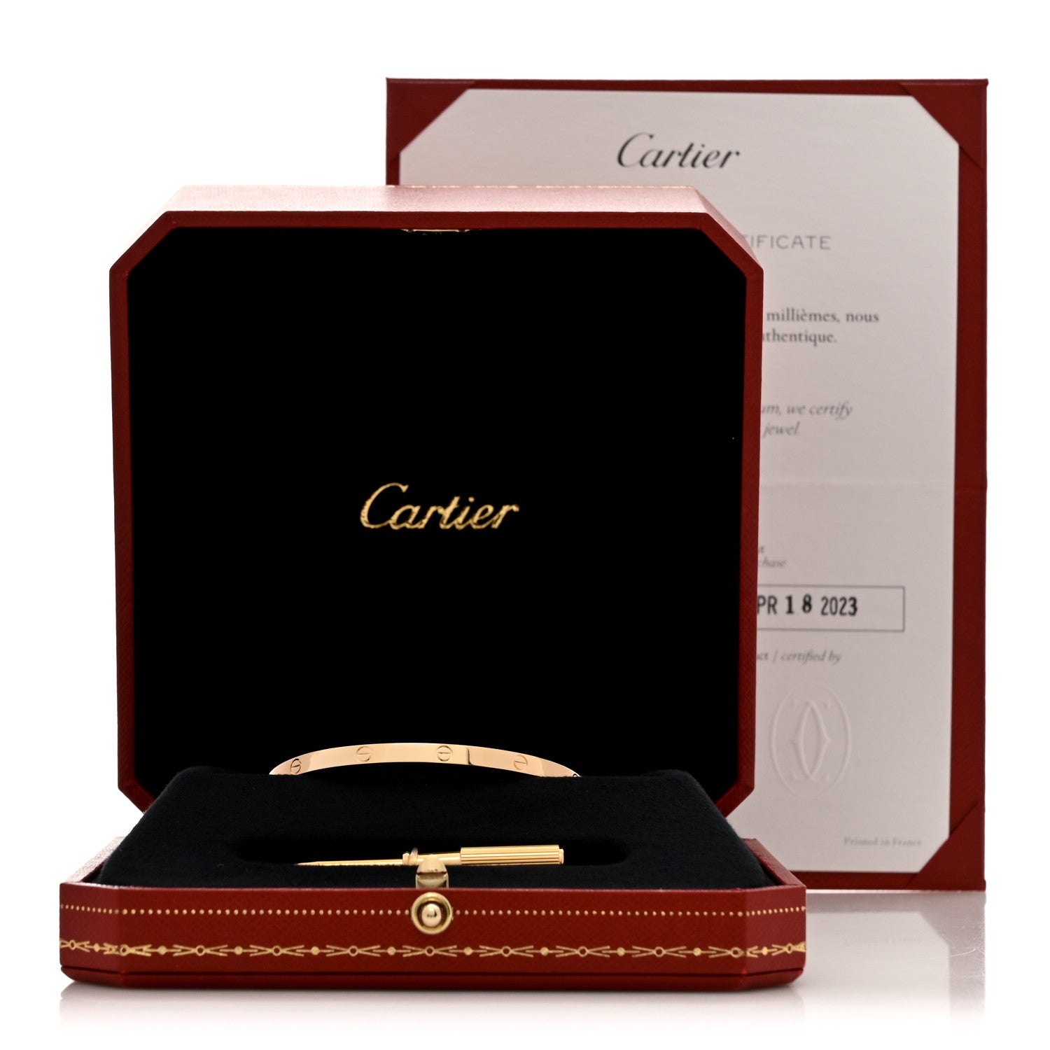 Cartier 18K Yellow Gold Small LOVE Bracelet 16 5 of 5