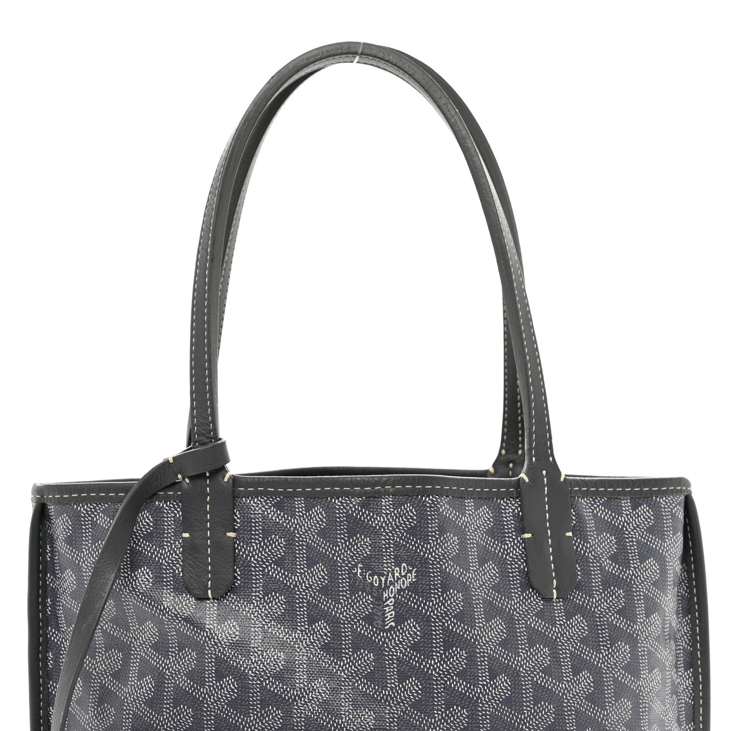 Goyardine Reversible Mini Anjou Grey