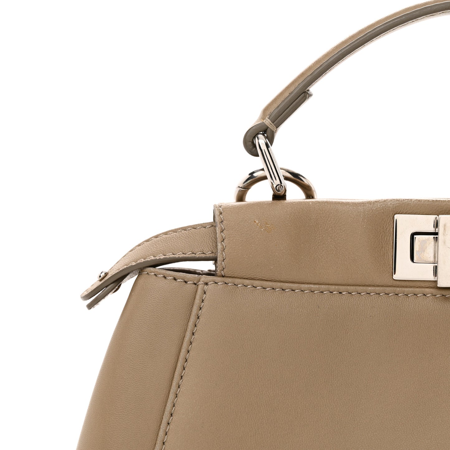 Nappa Mini Peekaboo Iconic Satchel Tortora