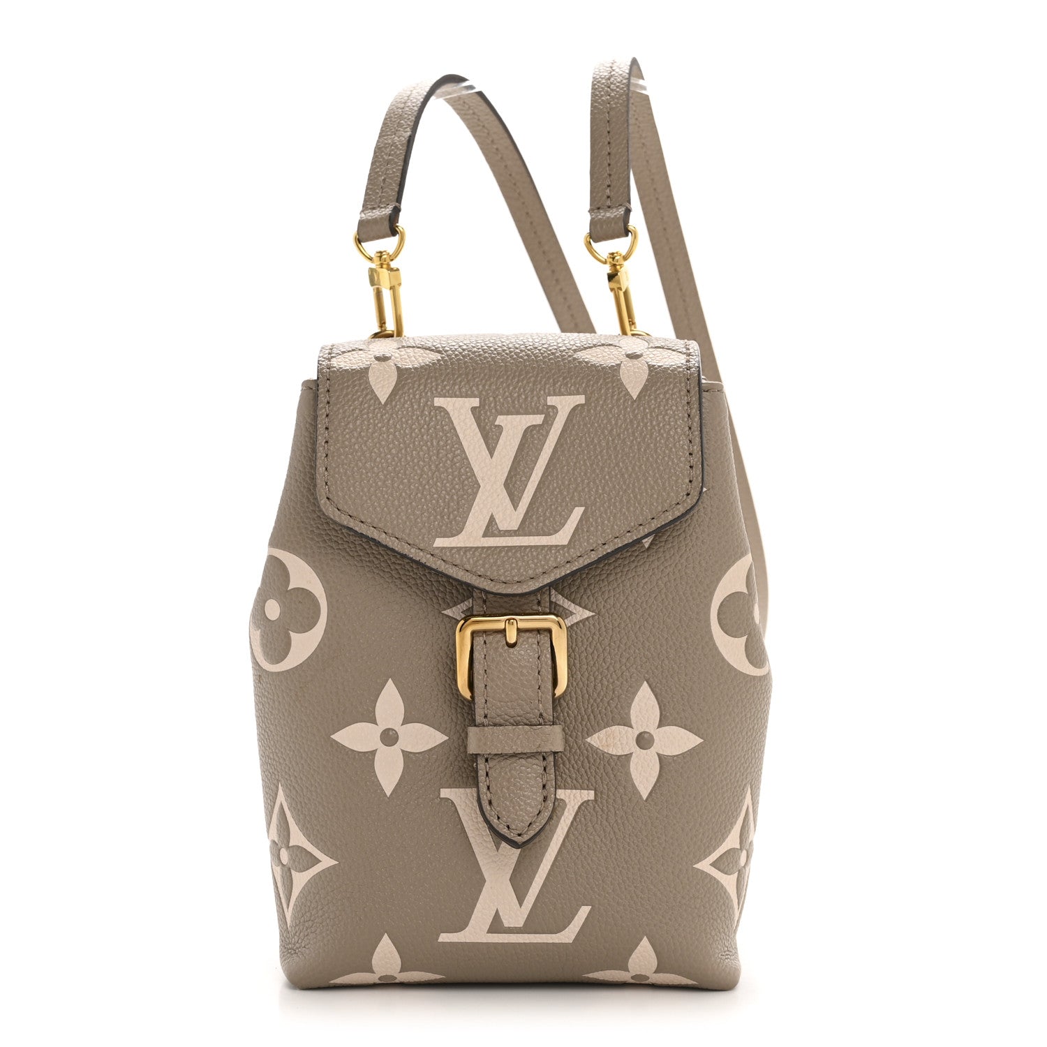 cream louis vuitton backpack Louis Vuitton Empreinte Monogram Giant Tiny Backpack Tourterelle Cream  1769970 – FASHIONPHILE