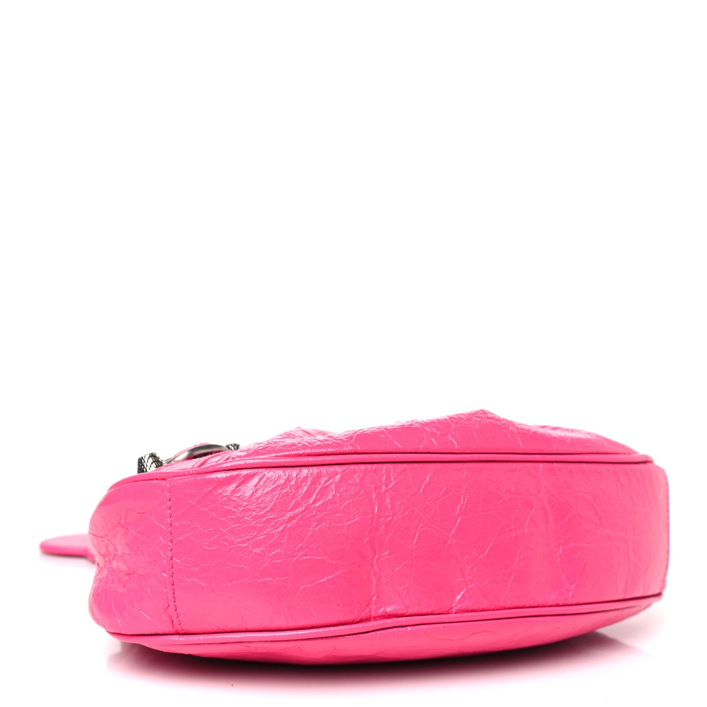 Agneau Arena Le Cagole Shoulder Bag XS Violet Fuchsia