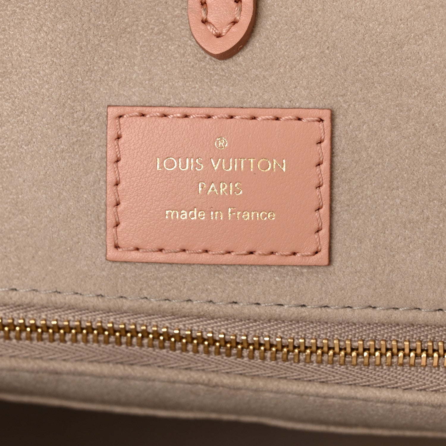 Louis Vuitton Empreinte Monogram Giant Onthego MM Rose Trianon Creme 6 of 10