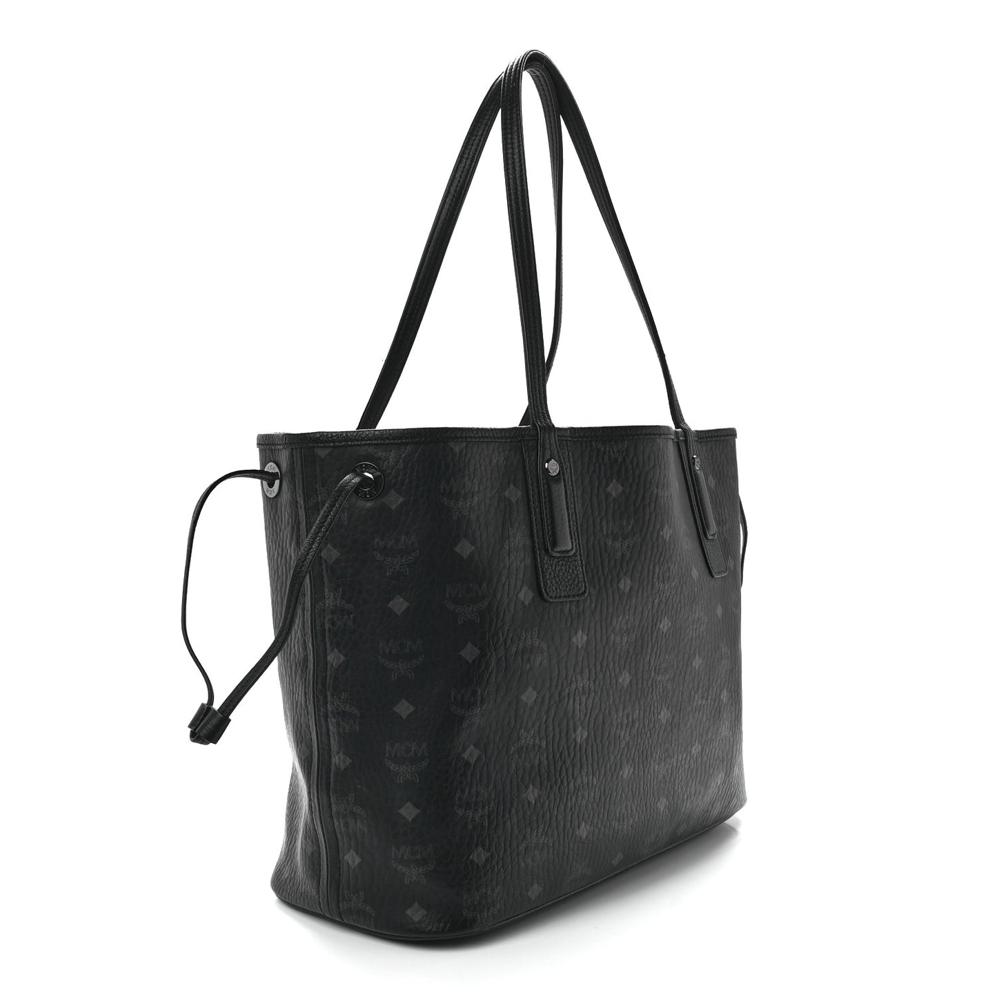 Visetos Medium Liz Reversible Shopper Tote Black
