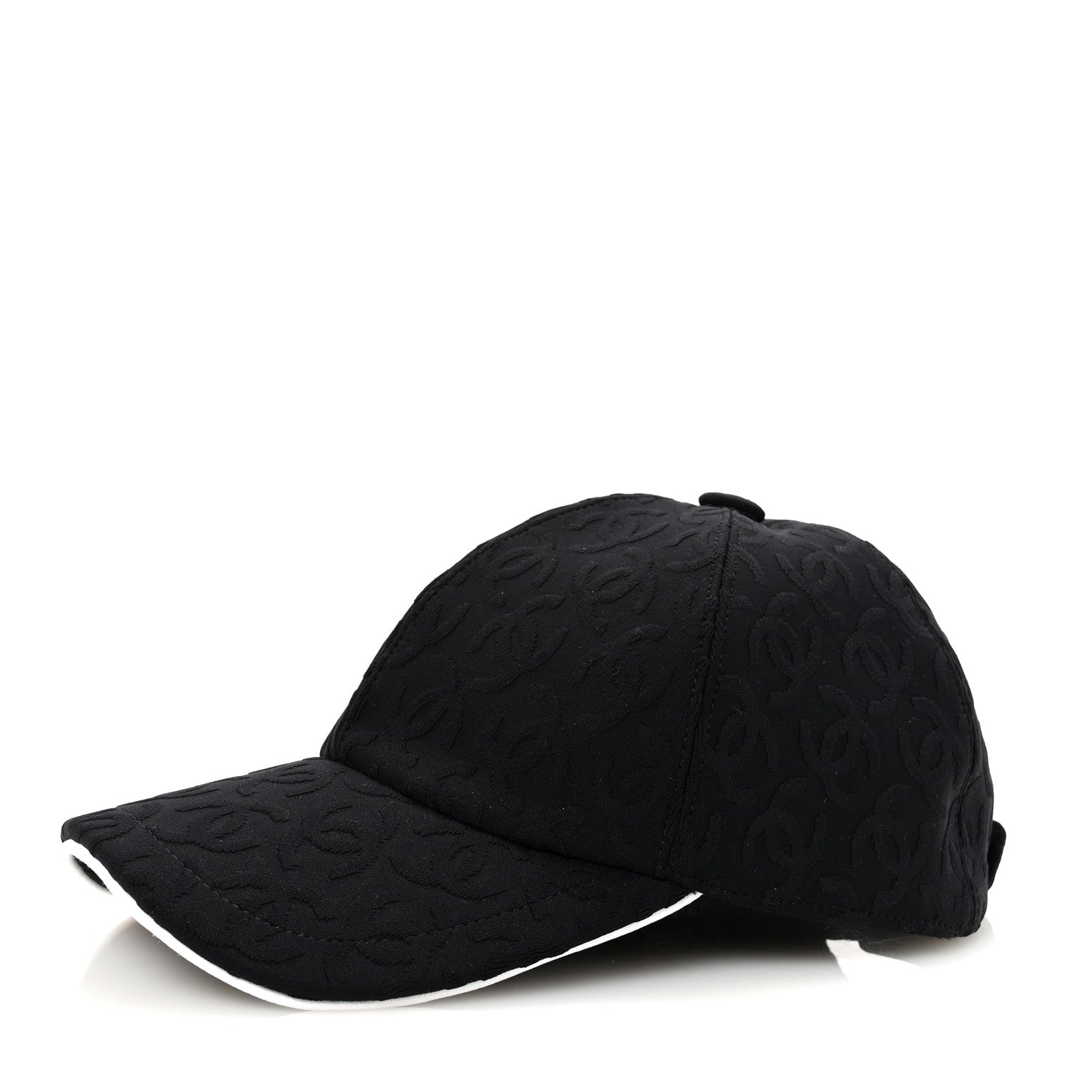 Chanel Silk Cotton CC Cap Hat Black Beige 1781989 – FASHIONPHILE