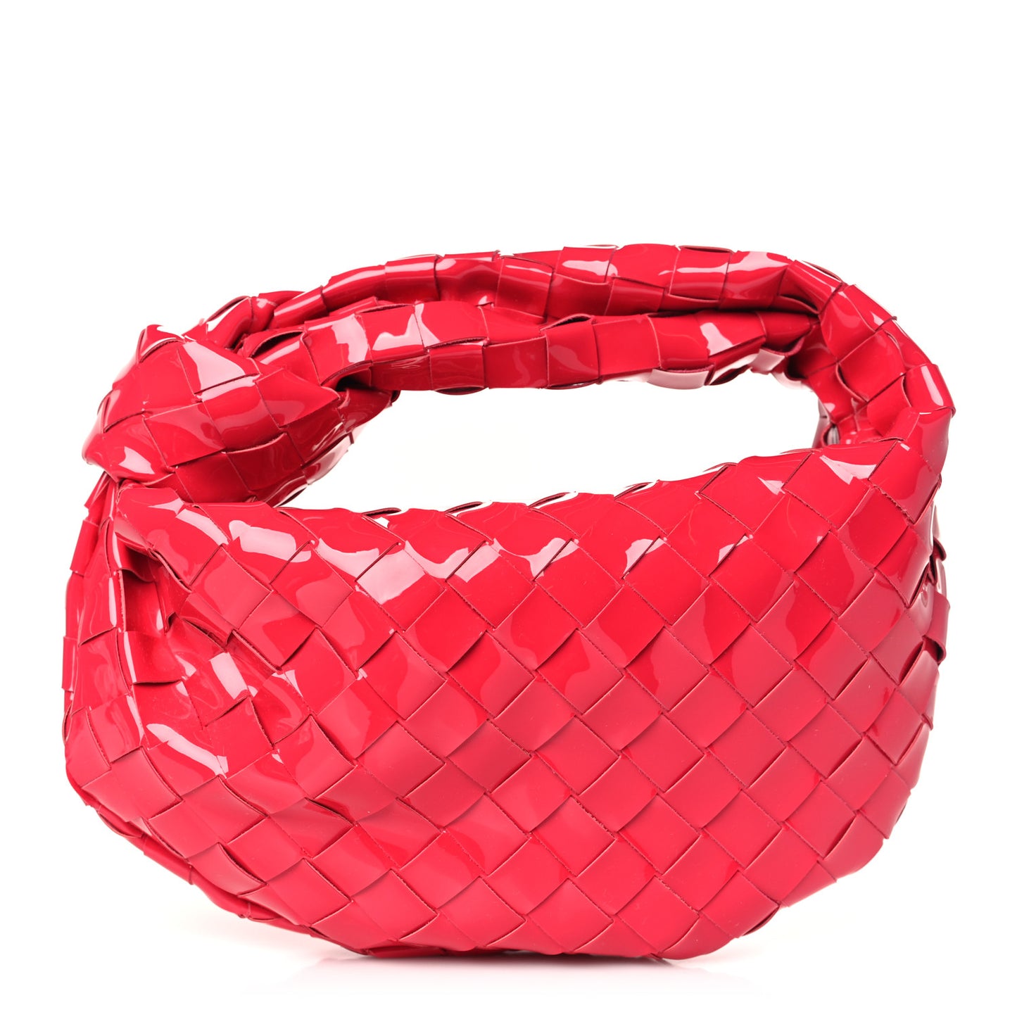 Patent Nappa Intrecciato Mini Jodie Candy Stripe