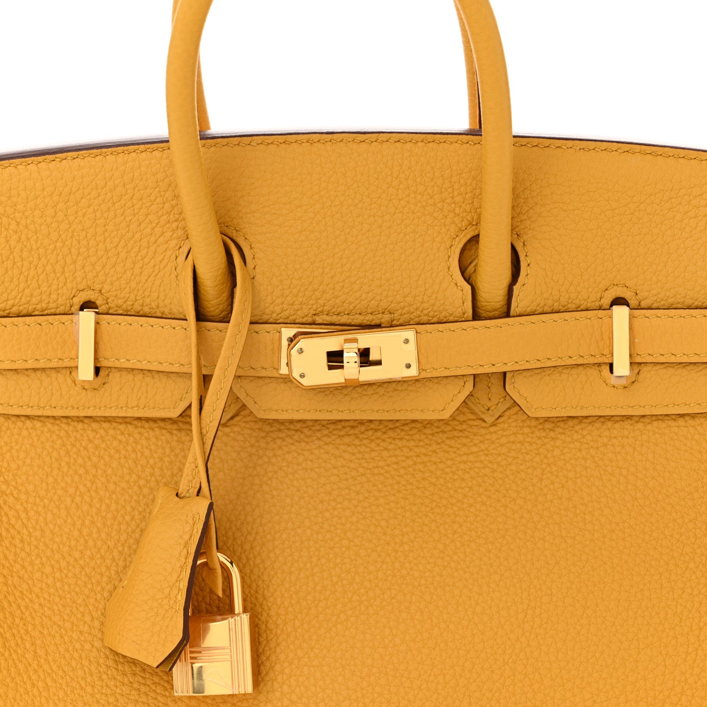 Togo Birkin 25 Jaune Ambre