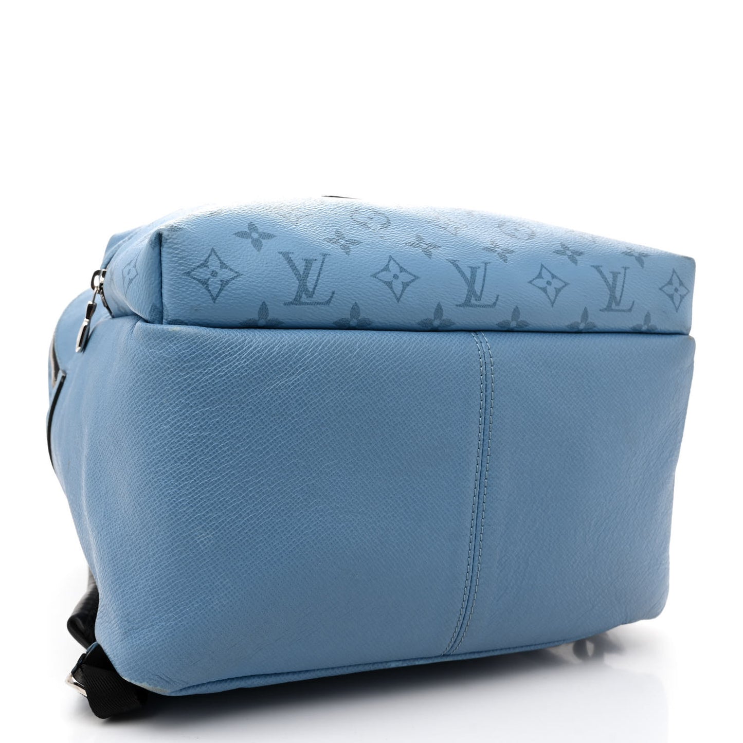 Taiga Monogram Discovery Backpack PM Blue Lagoon