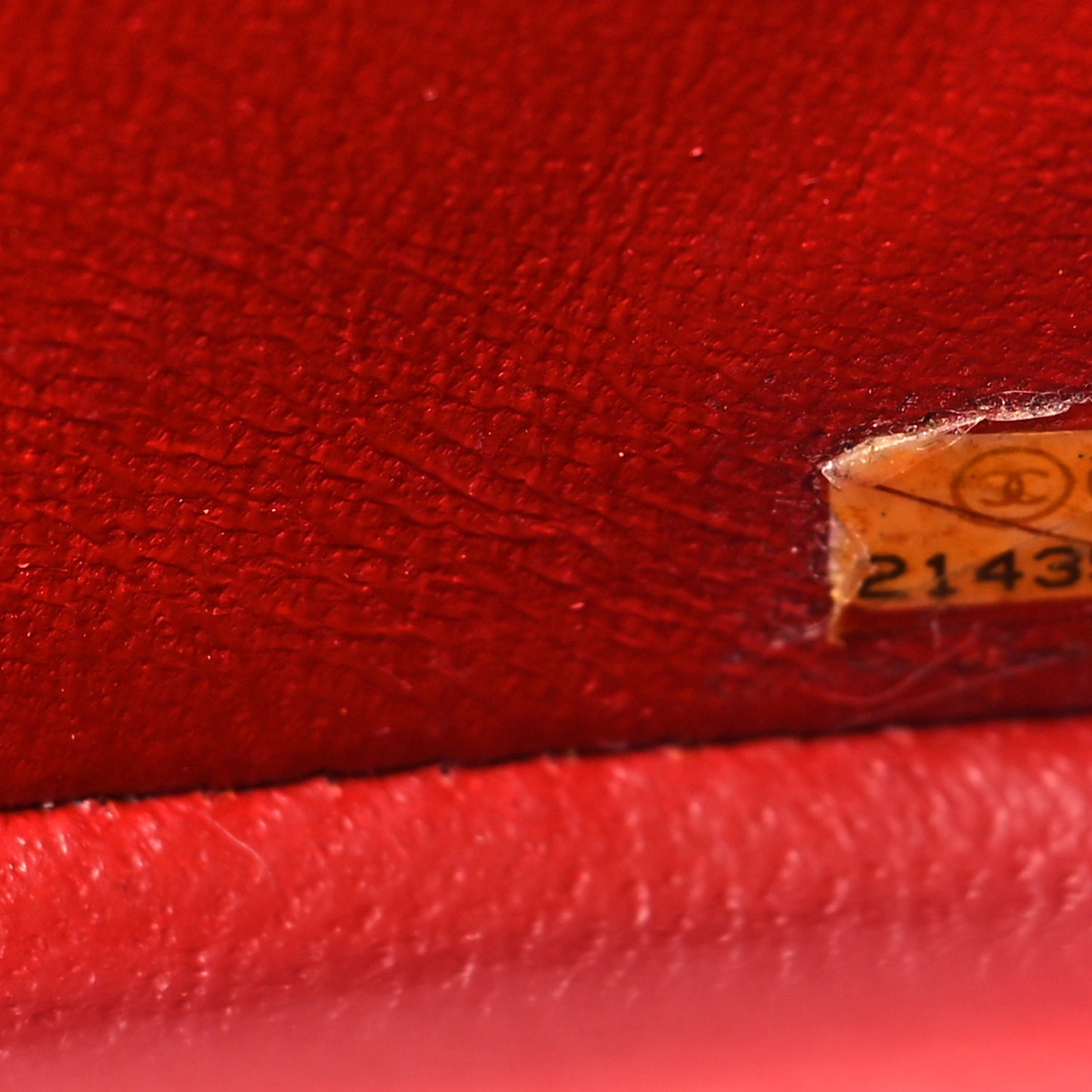 Caviar Quilted Mini Rectangular Flap Red