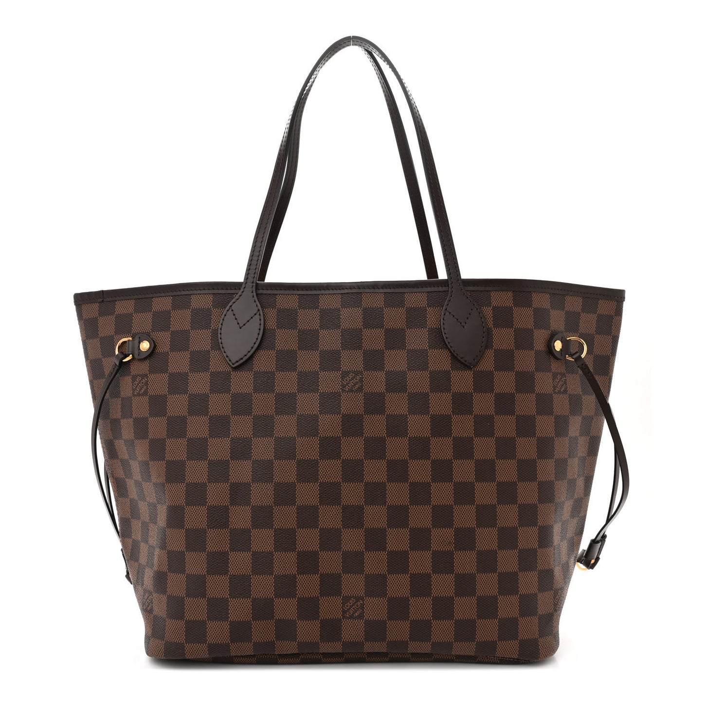 LOUIS VUITTON Damier Ebene Neo Neverfull MM Rose Ballerine